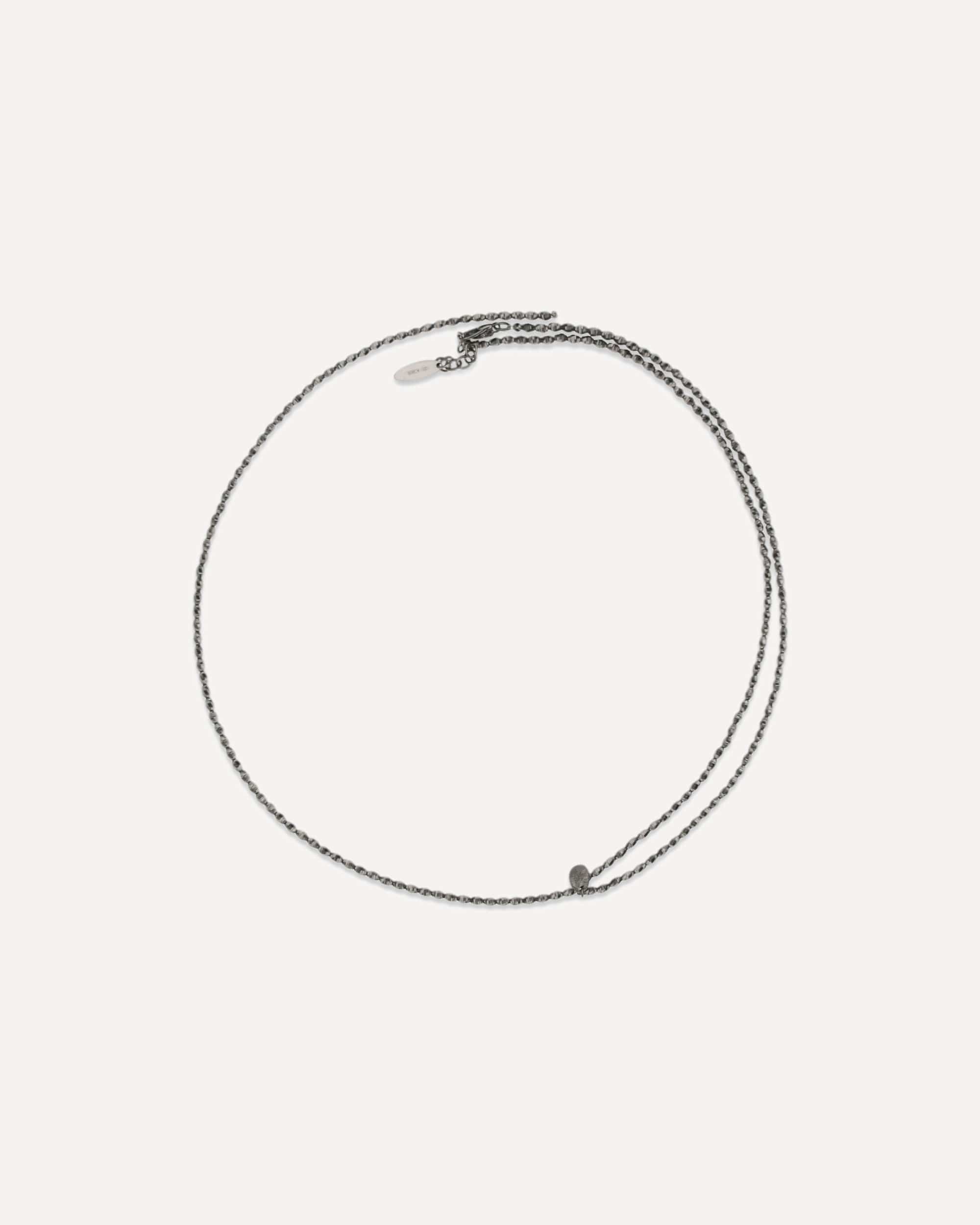 Brunello Cucinelli Chain Necklace Double Wrap Lobster Clasp - alternate view