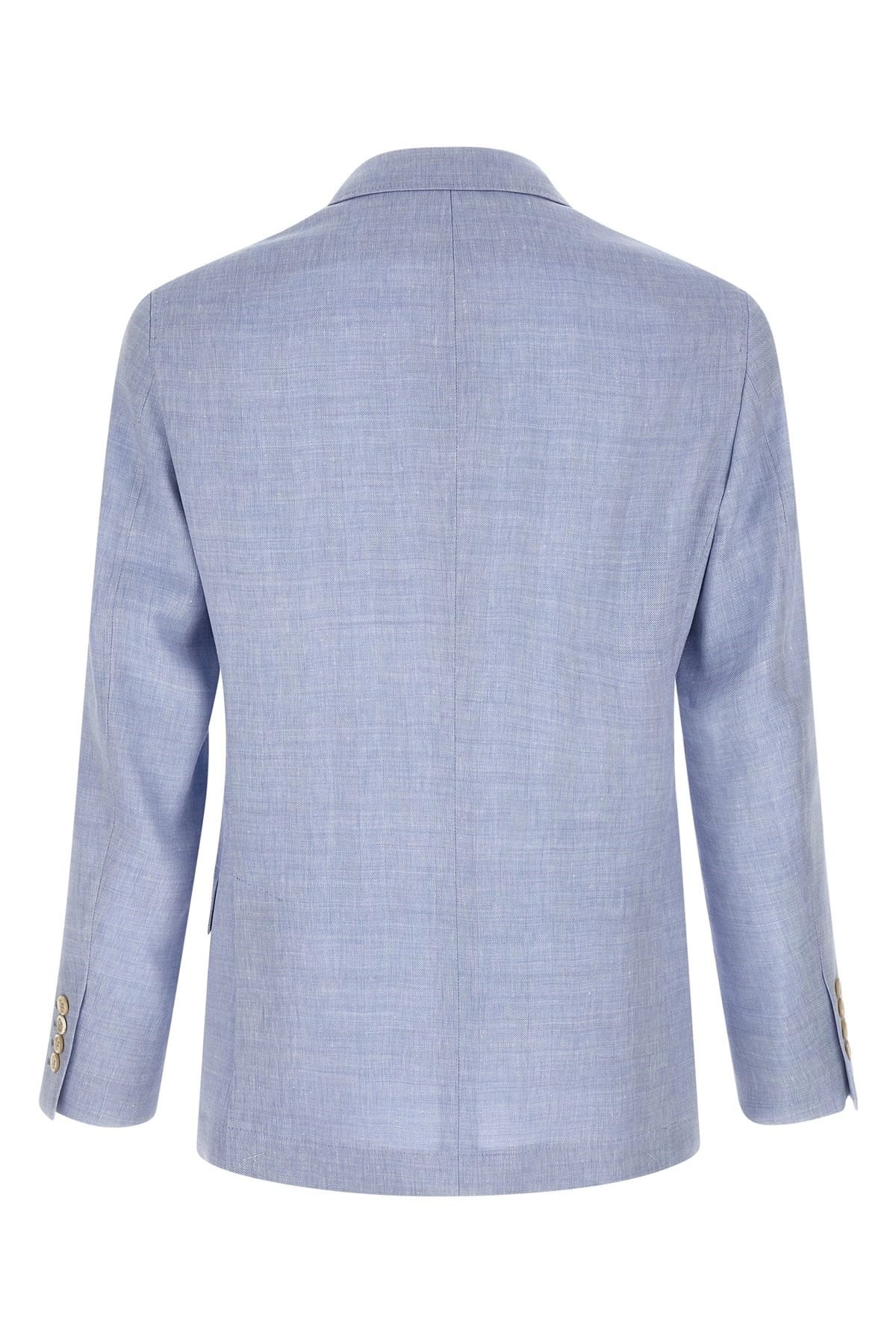 Brunello Cucinelli Brunello Cucinelli Chevron Linen Wool Blazer