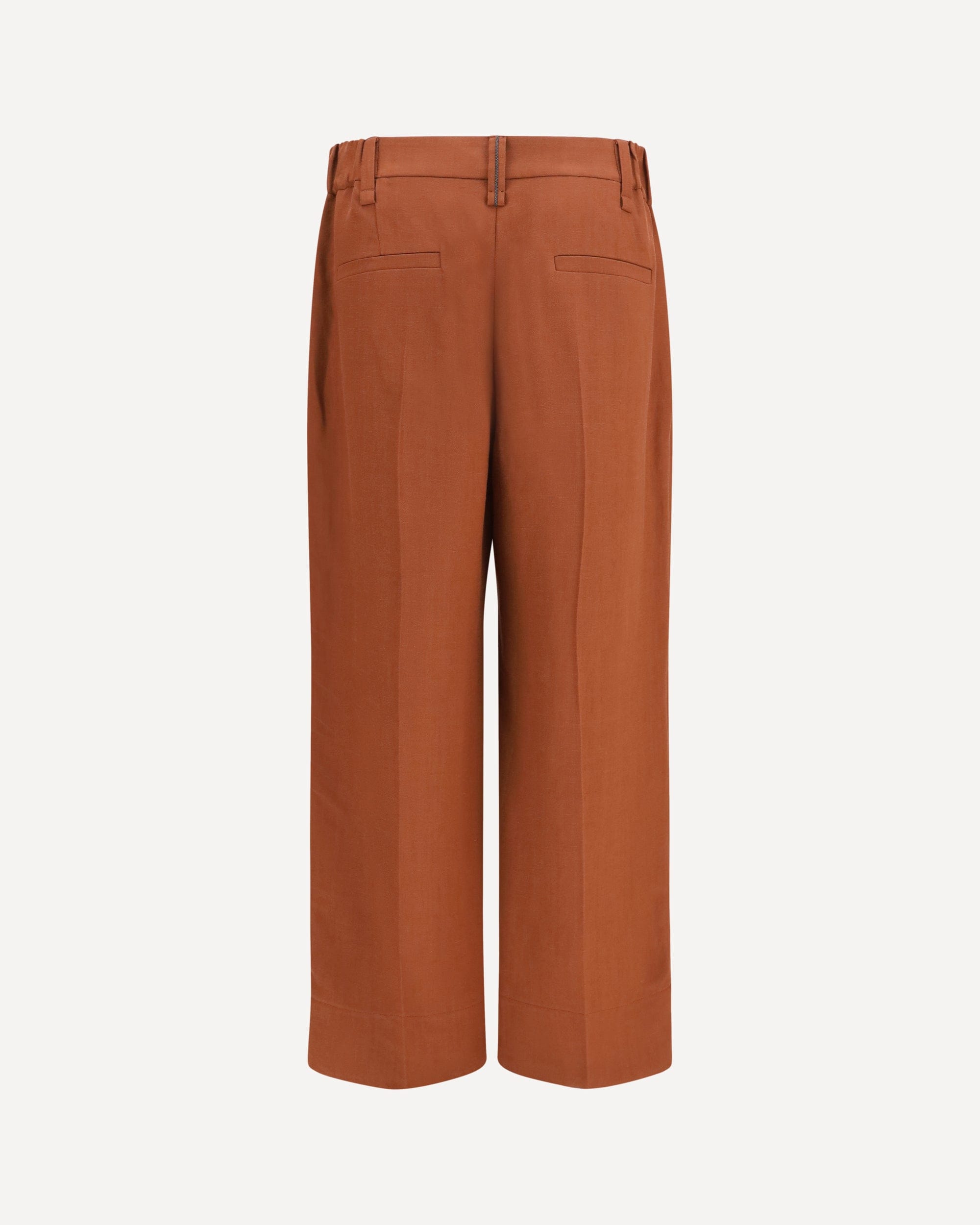 Brunello Cucinelli Cigarette Pants In Viscose Linen Twill - alternate view