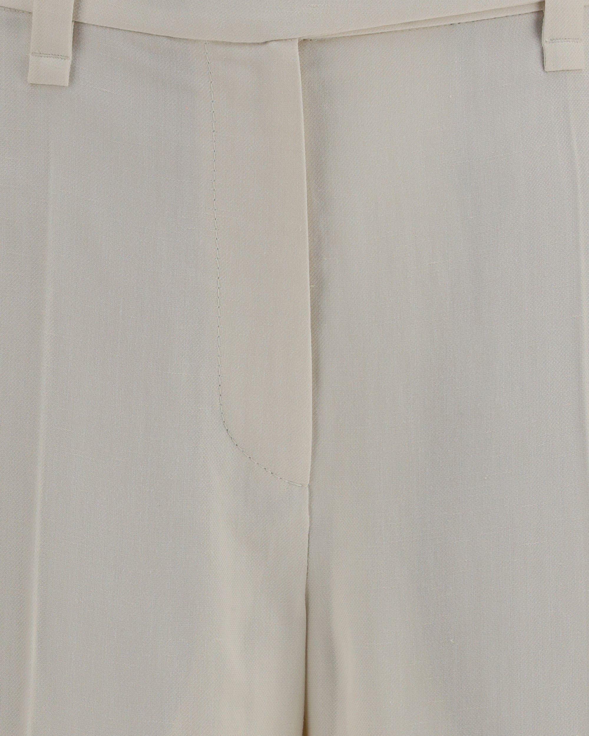 Brunello Cucinelli Brunello Cucinelli Cigarette Pants In Viscose Linen Twill