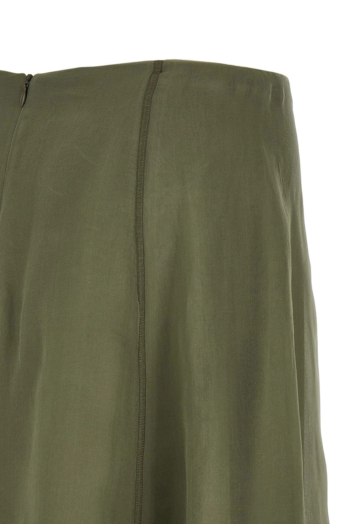 Brunello Cucinelli Brunello Cucinelli Circle Silk Midi Skirt