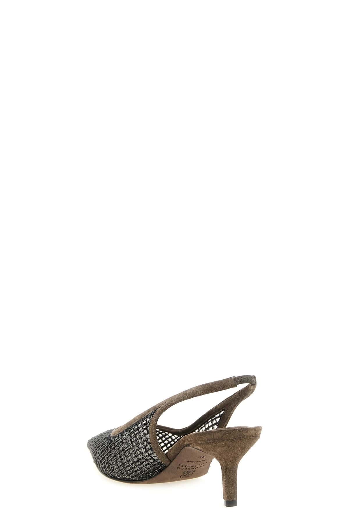Brunello Cucinelli Brunello Cucinelli City Mesh Slingback