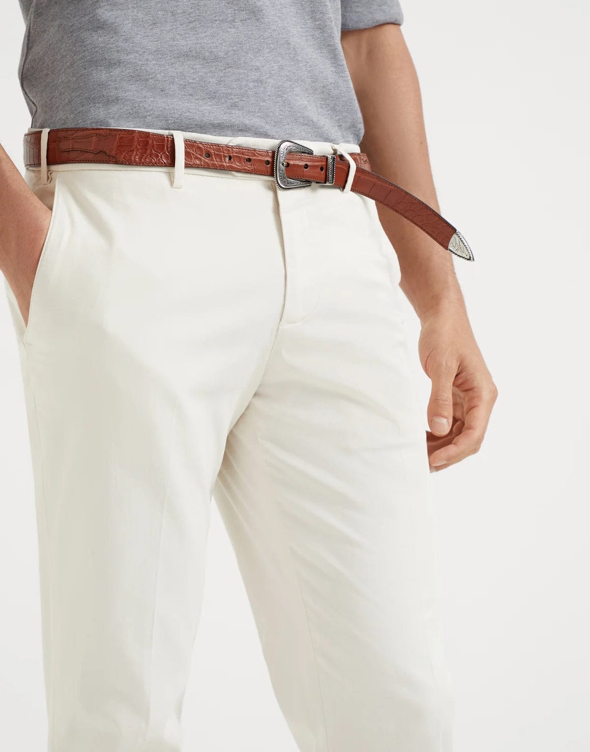 Brunello Cucinelli Classico Slim Fit Chinos