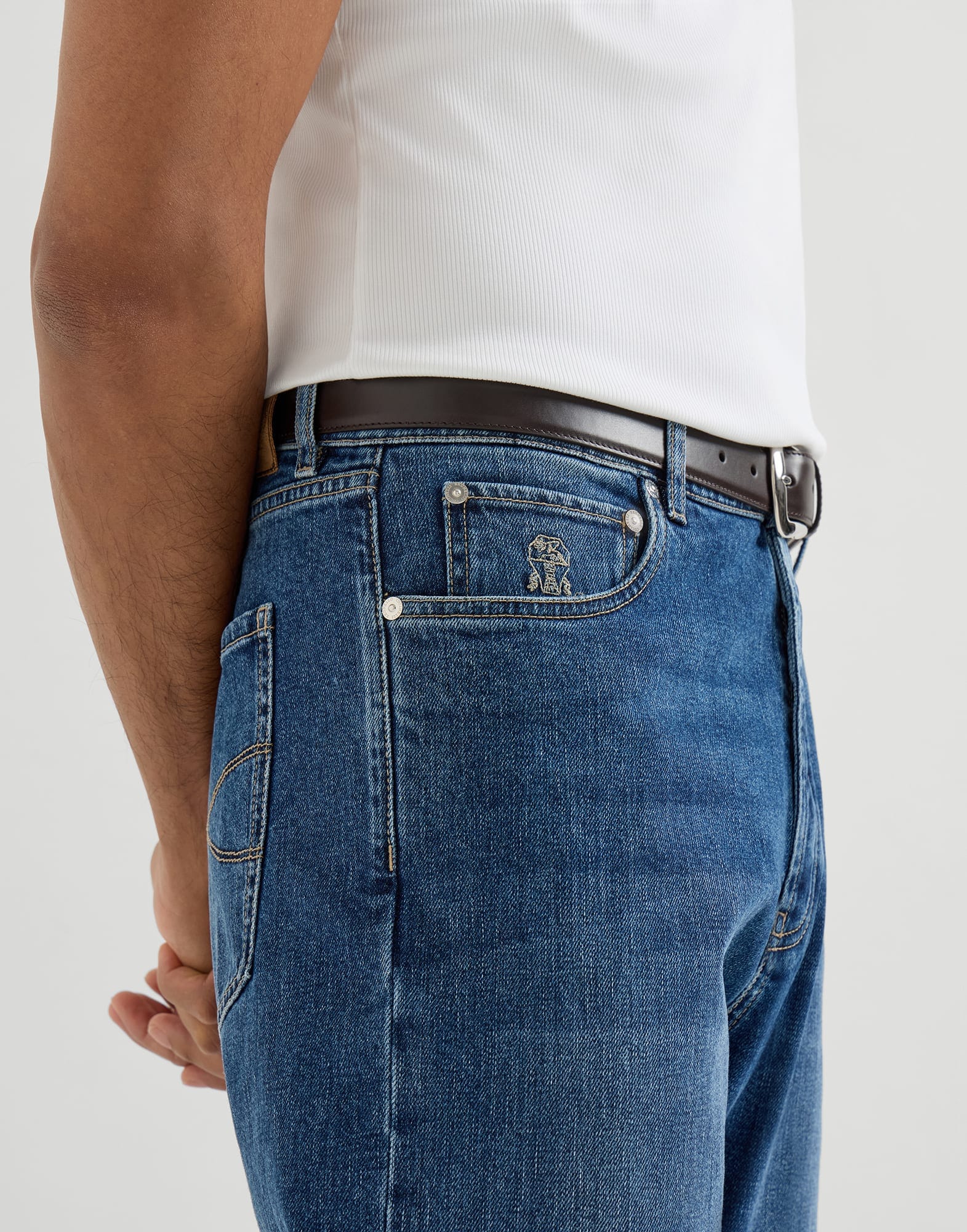 Brunello Cucinelli Comfort Cotton Denim Iconic Jeans