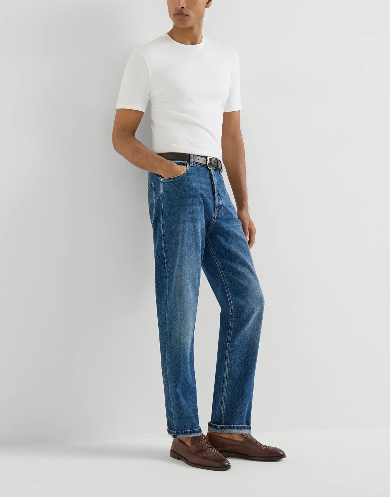 Brunello Cucinelli Comfort Cotton Denim Iconic Jeans