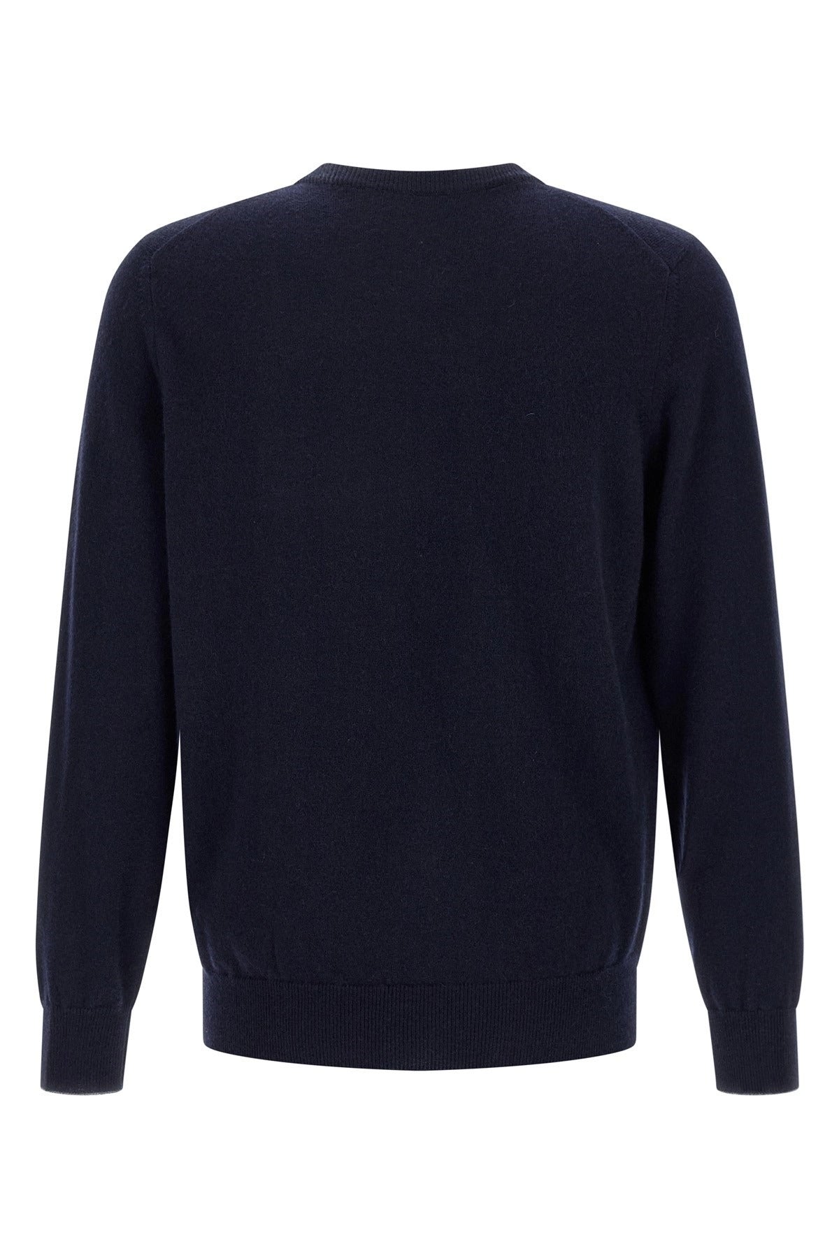 Brunello Cucinelli Contrast-Trim Cashmere Sweater