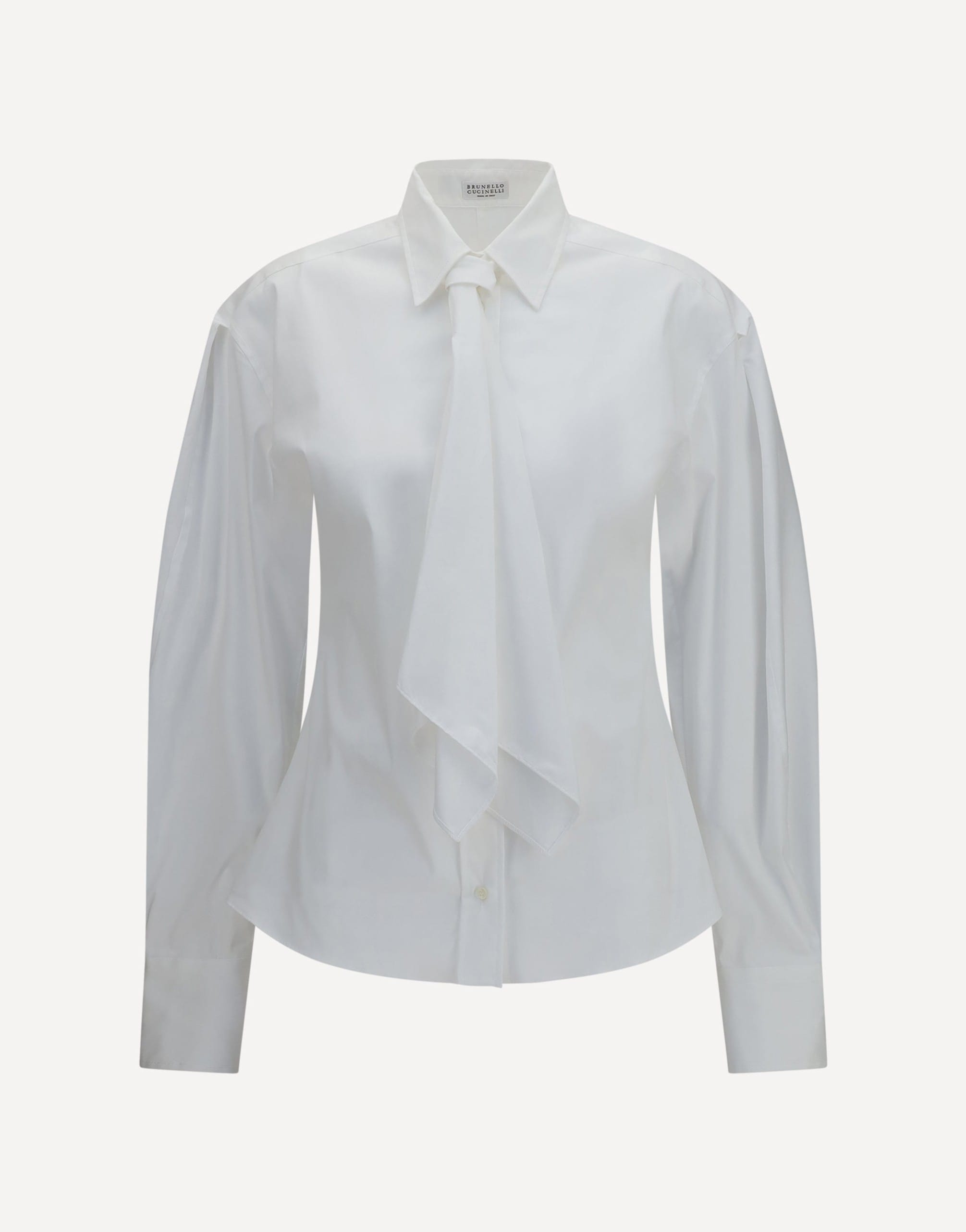 Brunello Cucinelli Brunello Cucinelli Cotton Blend Shirt With Tie