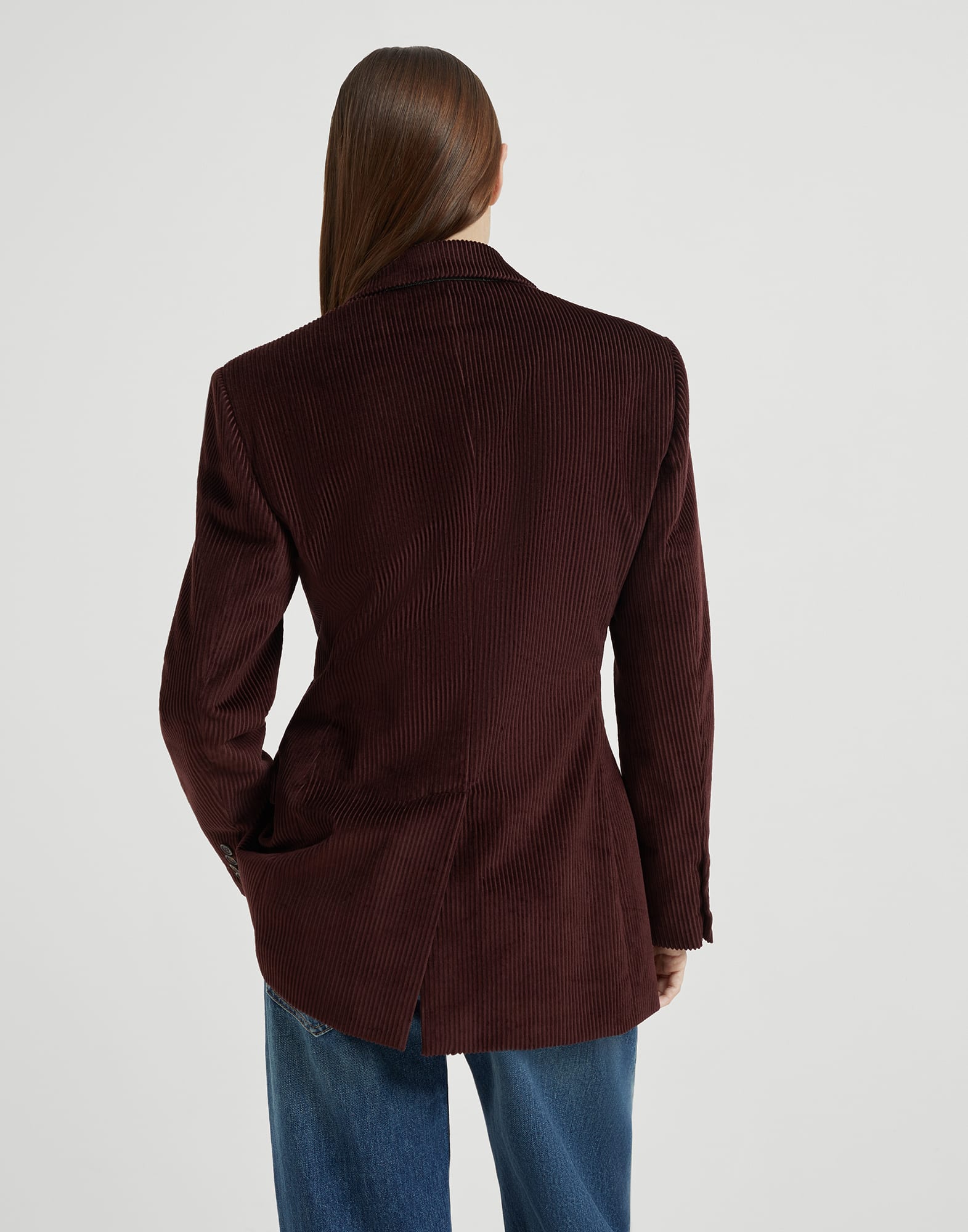 Brunello Cucinelli Cotton Corduroy Monili Blazer