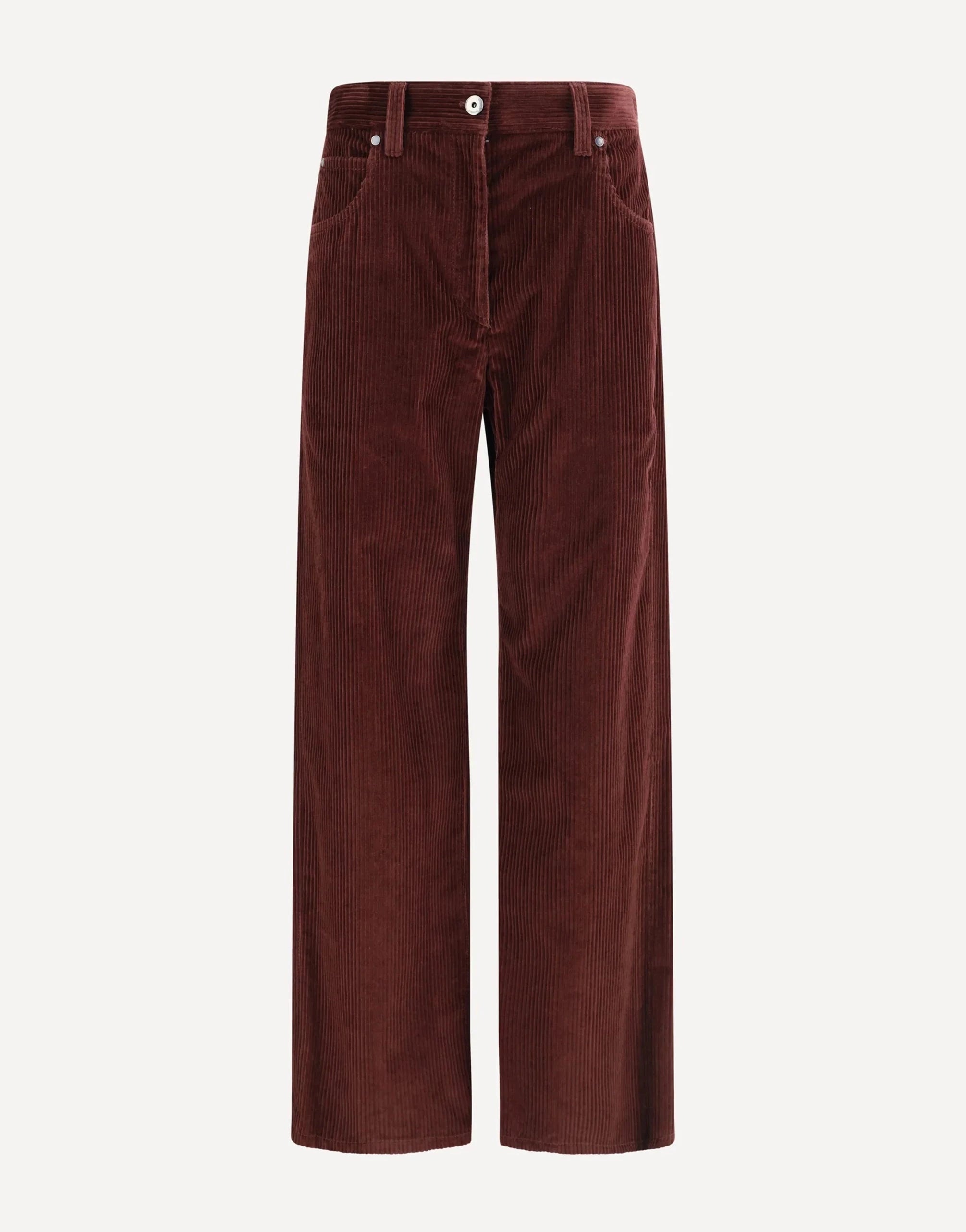 Brunello Cucinelli Cotton Corduroy Straight Trousers