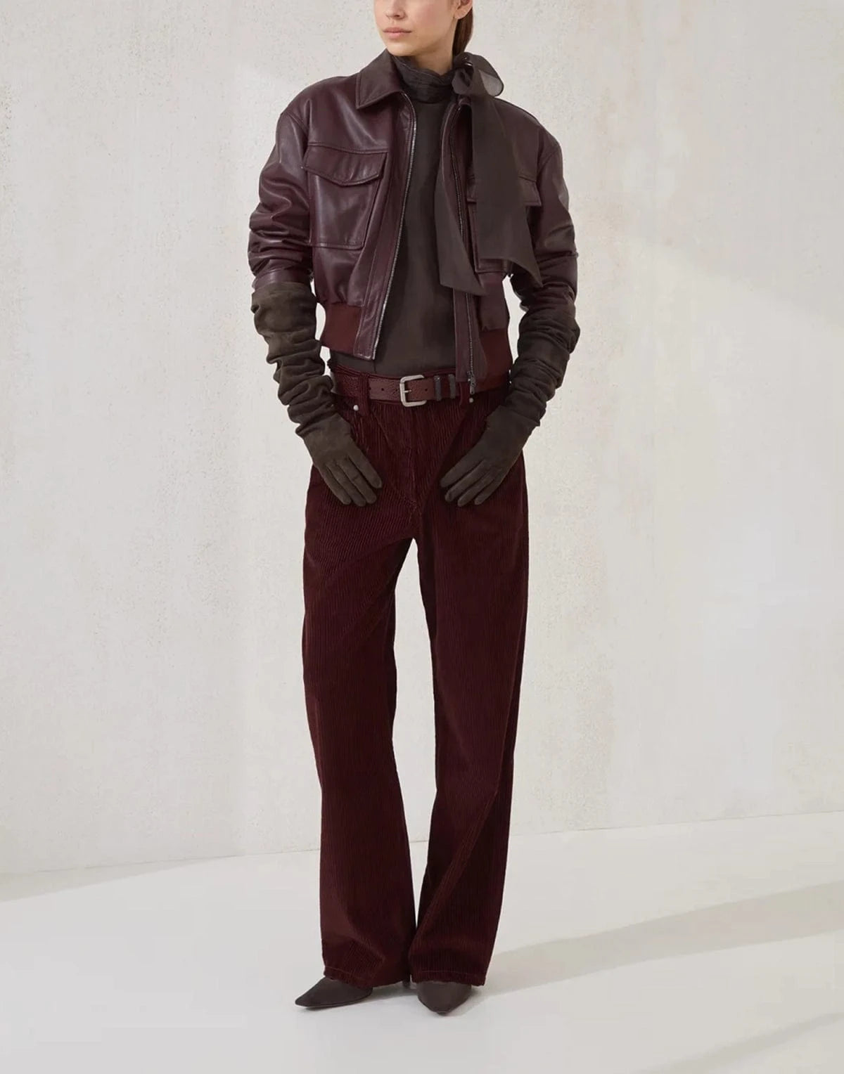 Brunello Cucinelli Cotton Corduroy Straight Trousers