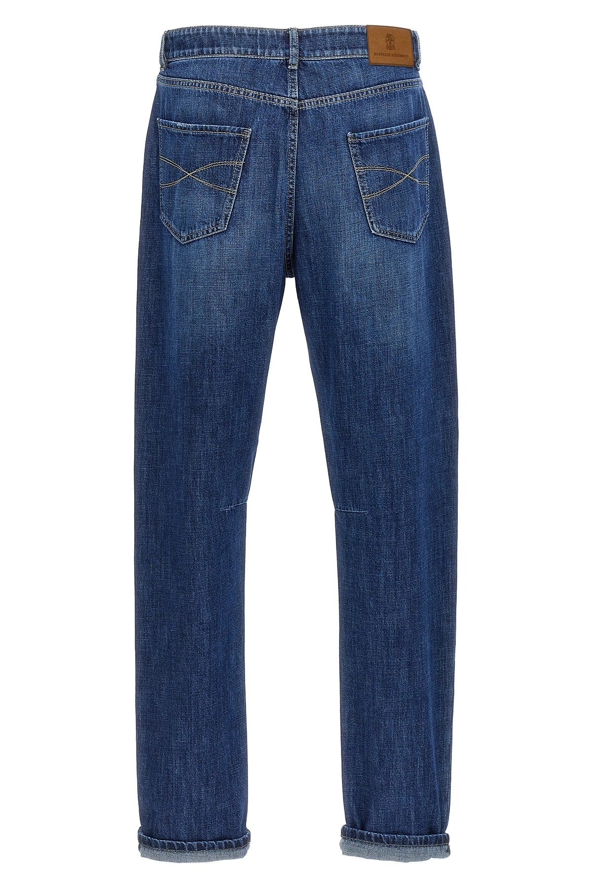 Jeans de denim de algodón Brunello Cucinelli
