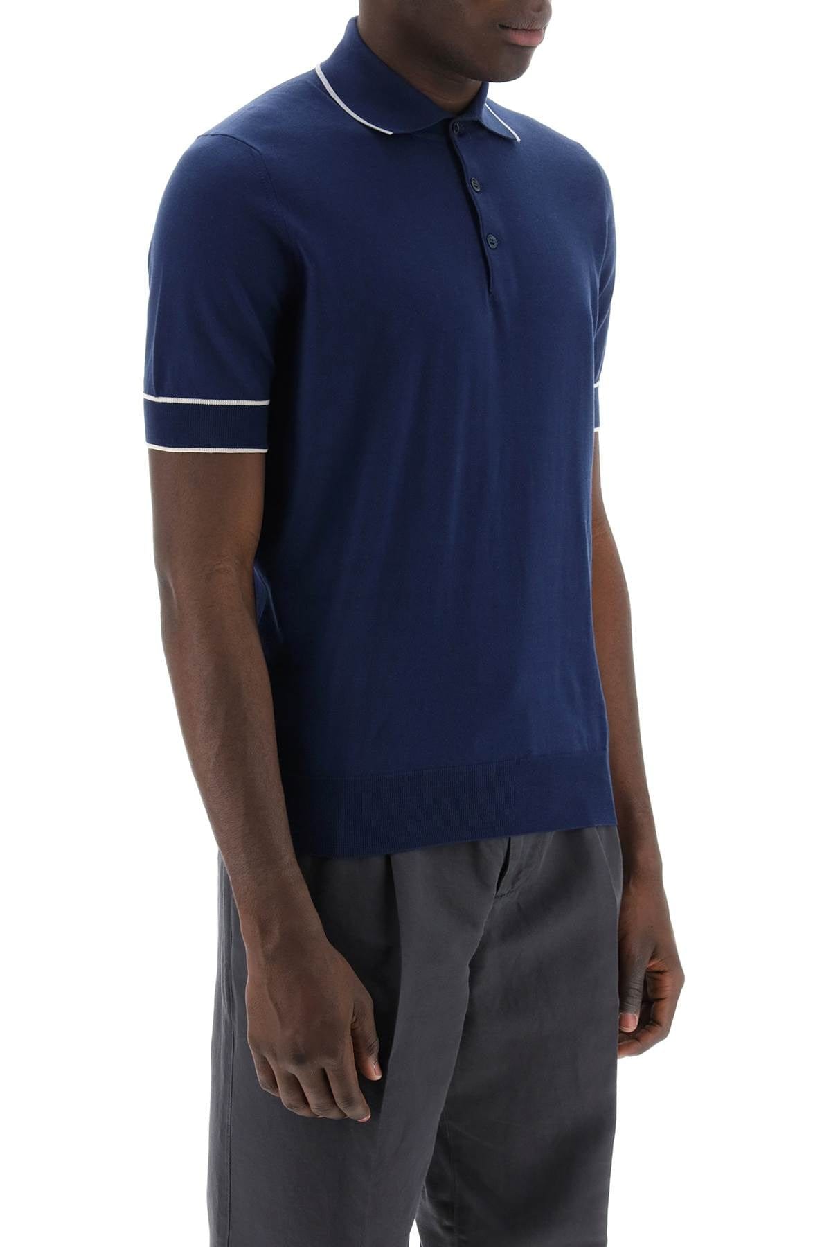 Brunello Cucinelli Brunello Cucinelli cotton knit polo shirt