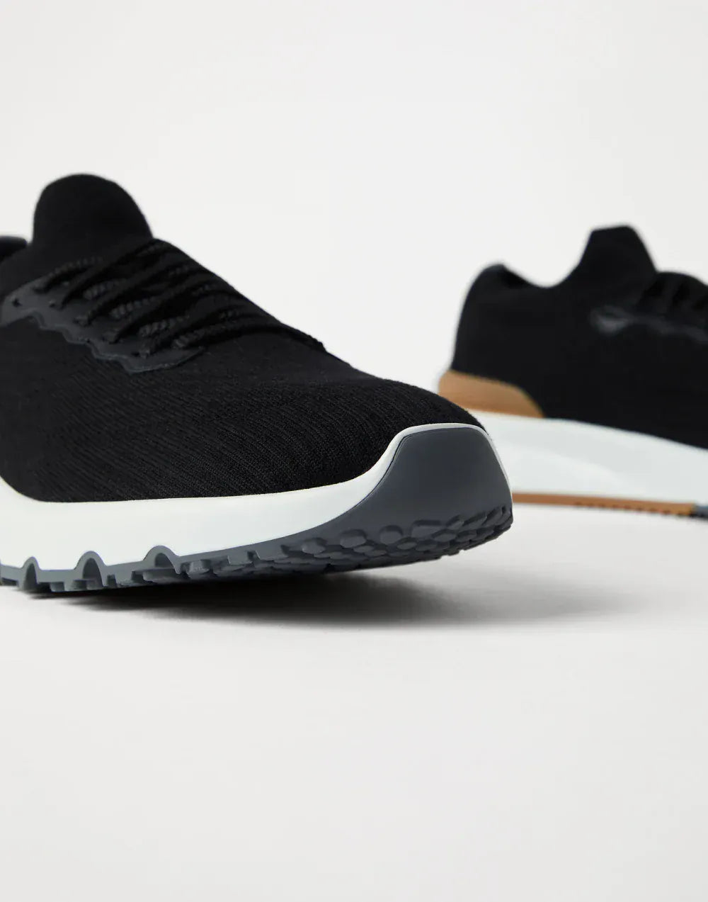 Brunello Cucinelli Cotton Knit Semi-Polished Sneakers