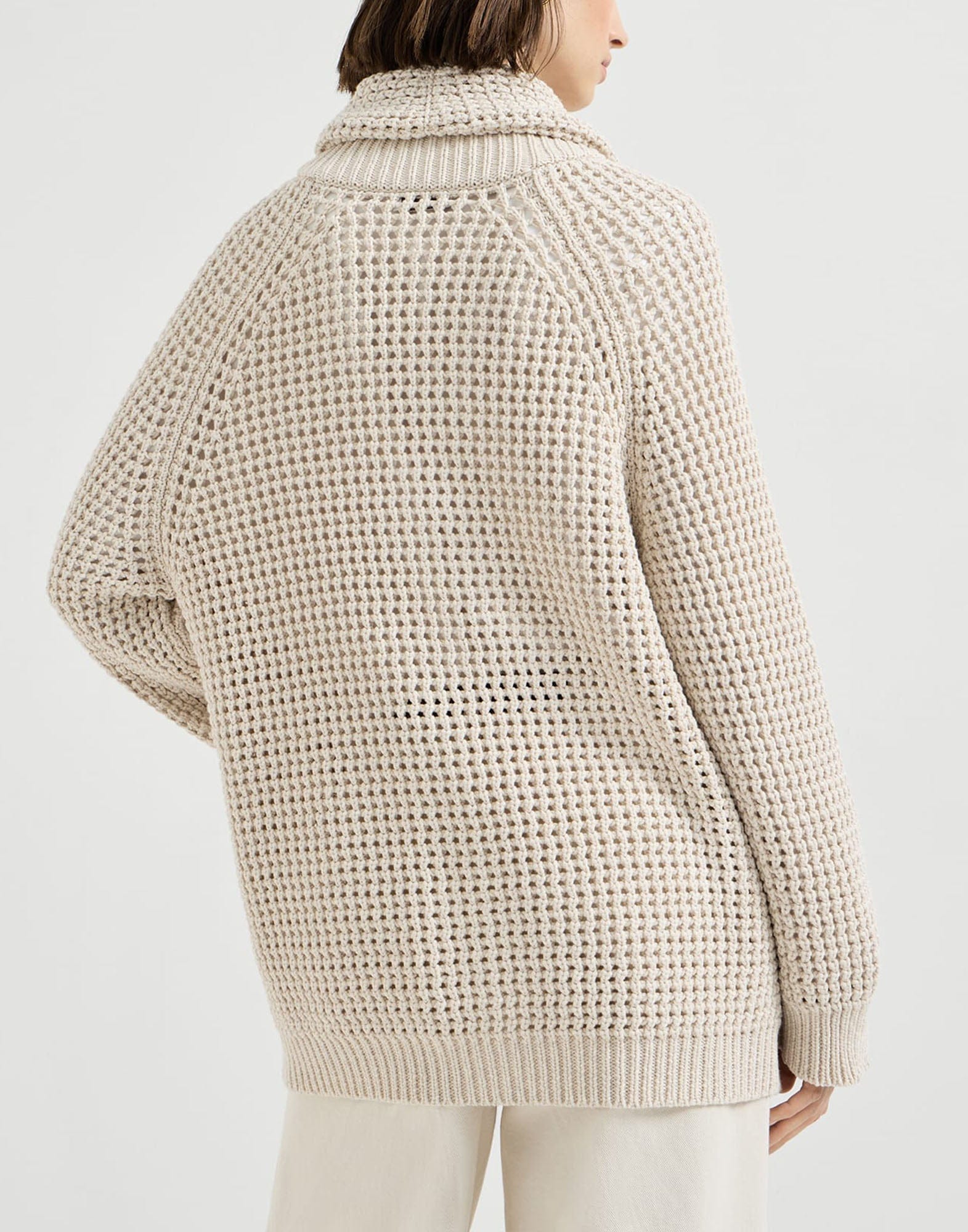 Brunello Cucinelli Cotton Net Cardigan