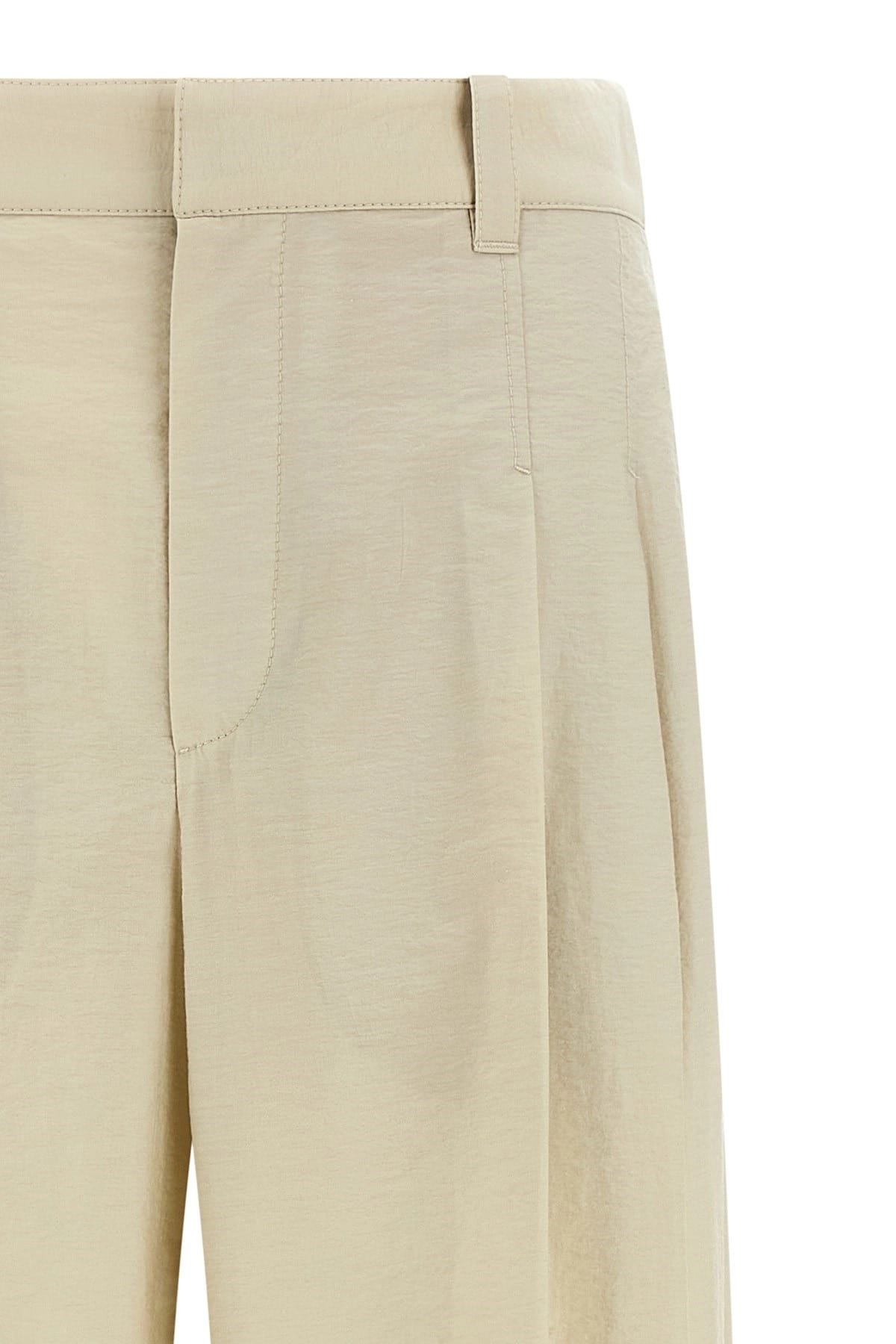 Brunello Cucinelli Brunello Cucinelli Cotton Pleated Trousers
