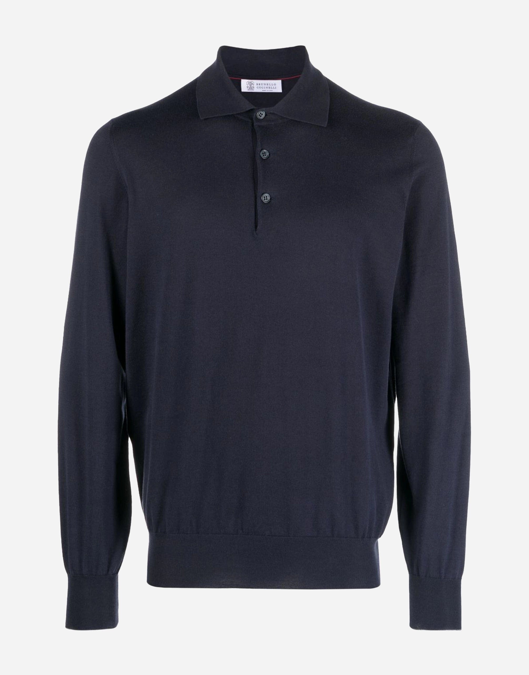 Brunello Cucinelli Cotton Polo Sweater