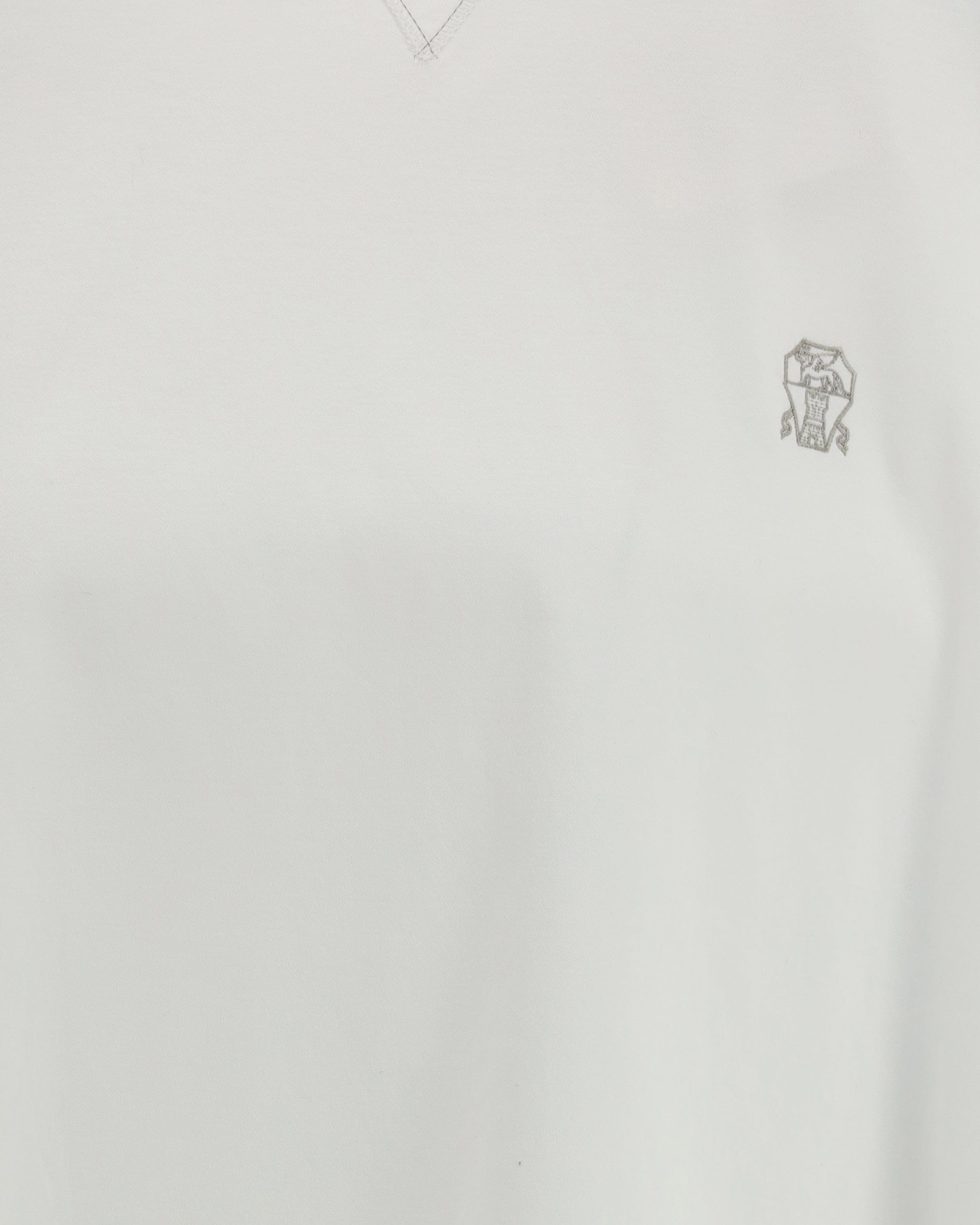 Brunello Cucinelli Cotton Ribbed Crew Neck T-Shirt