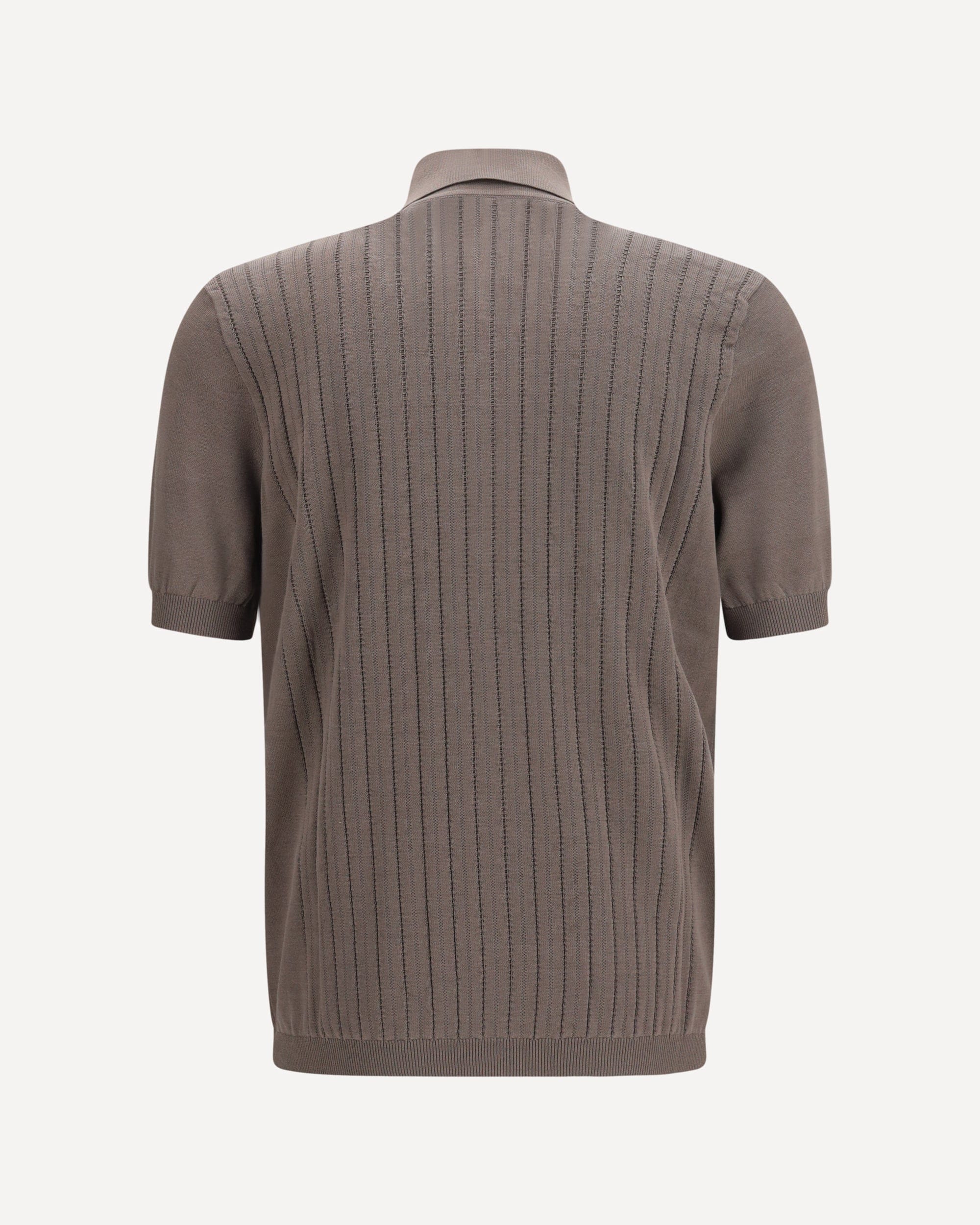 BRUNELLO CUCINELLI コットン ニット Brunello Cucinelli コットンリブニットシャツ | Sendegaro JP