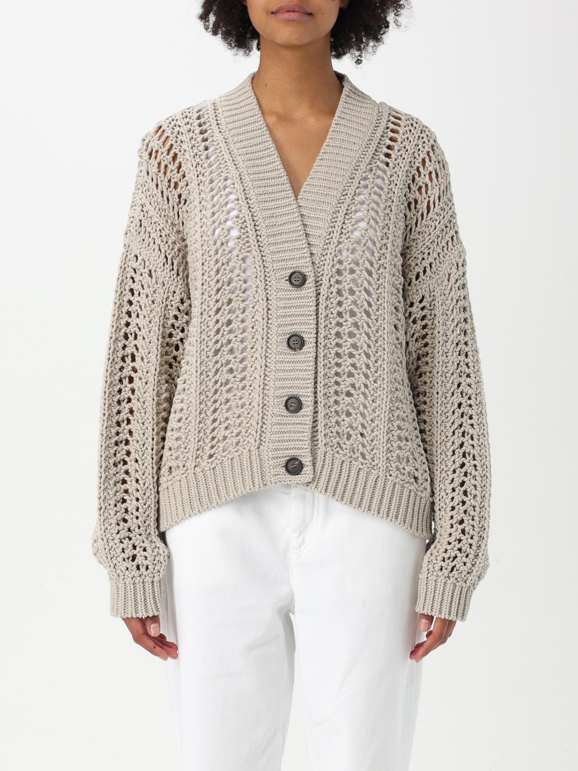Brunello Cucinelli Cotton Ribbed Net Cardigan