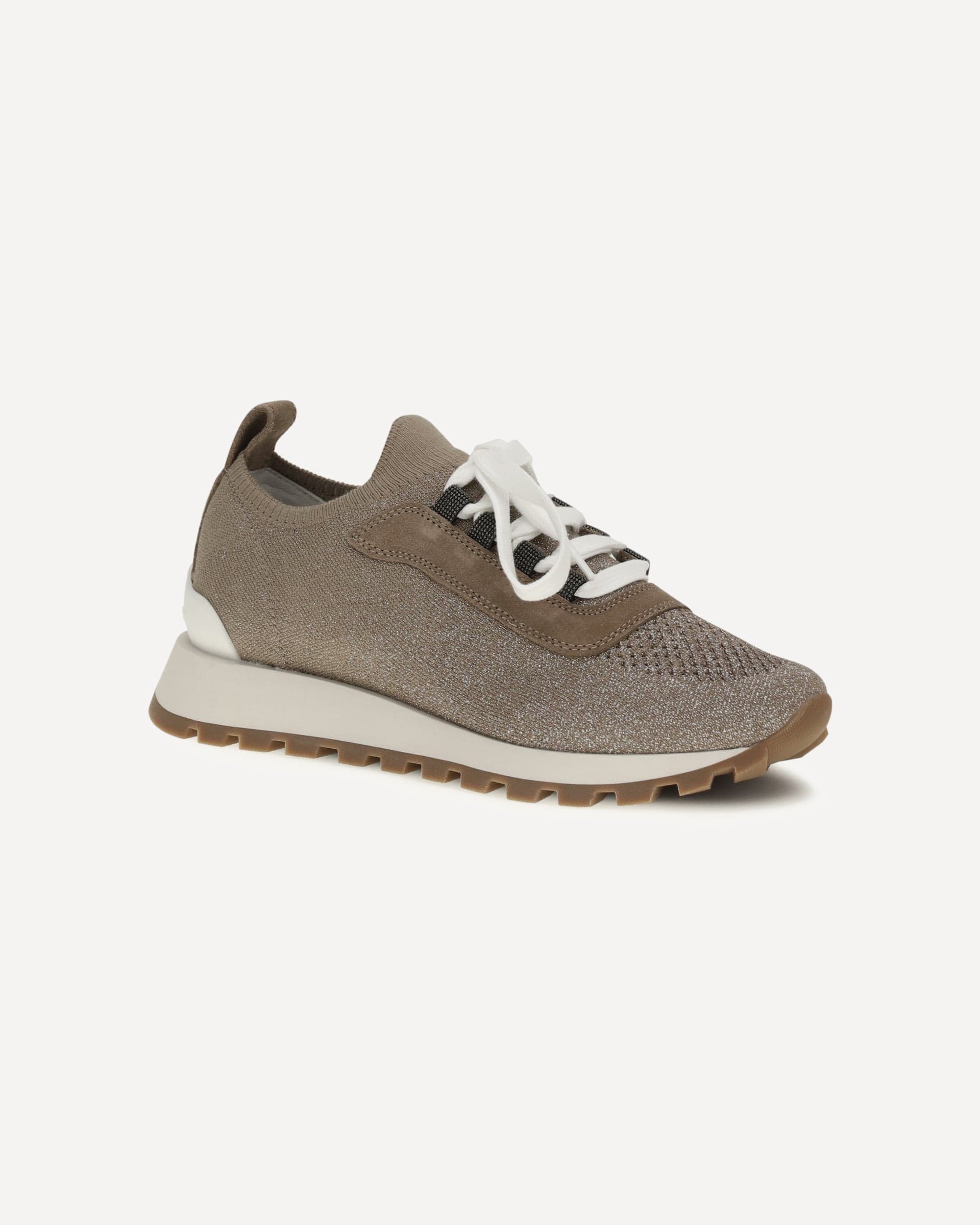 Baumwoll-Sneaker mit elastischem Knöchel - alternate view