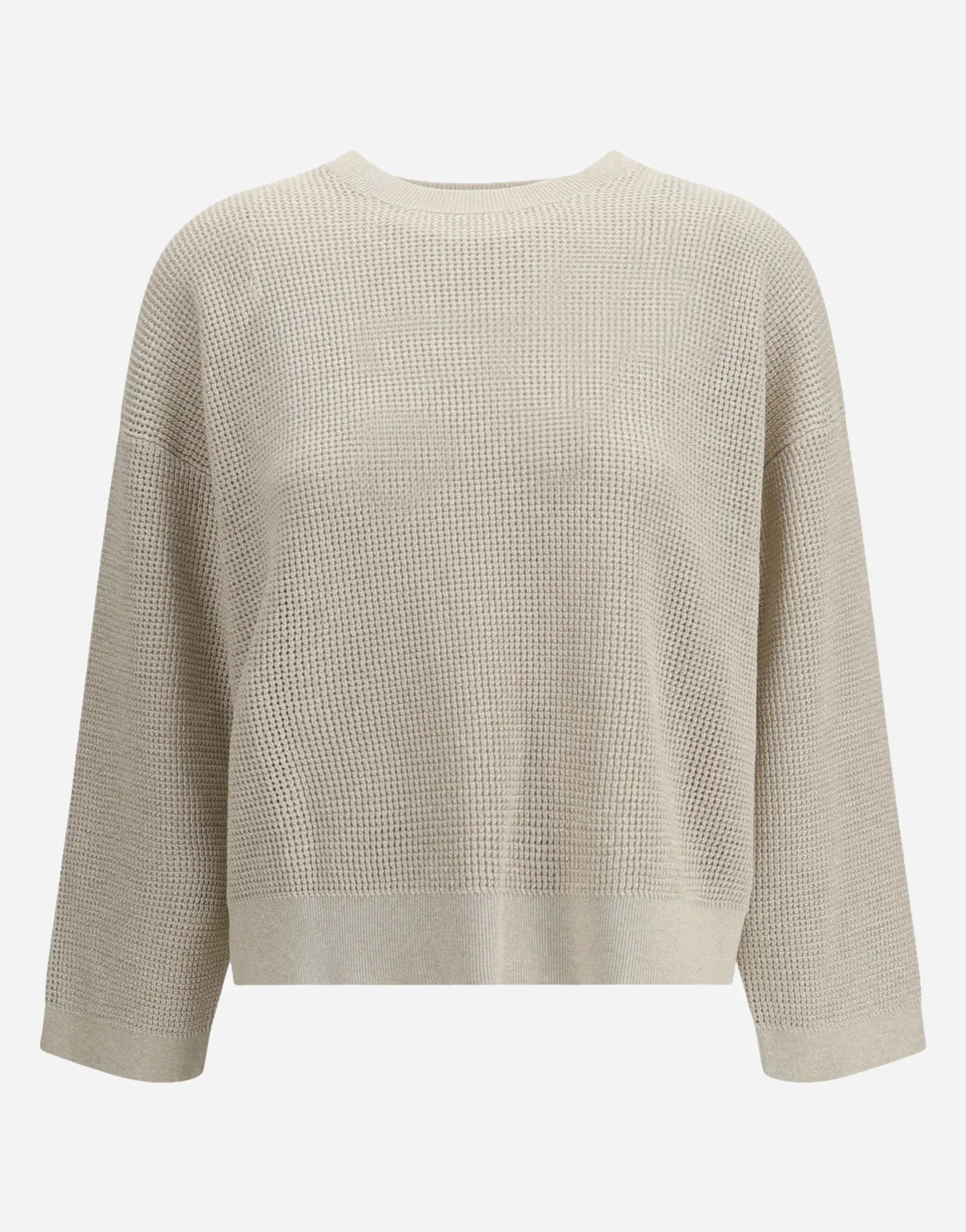 Brunello Cucinelli Cotton Sparkling Net Sweater