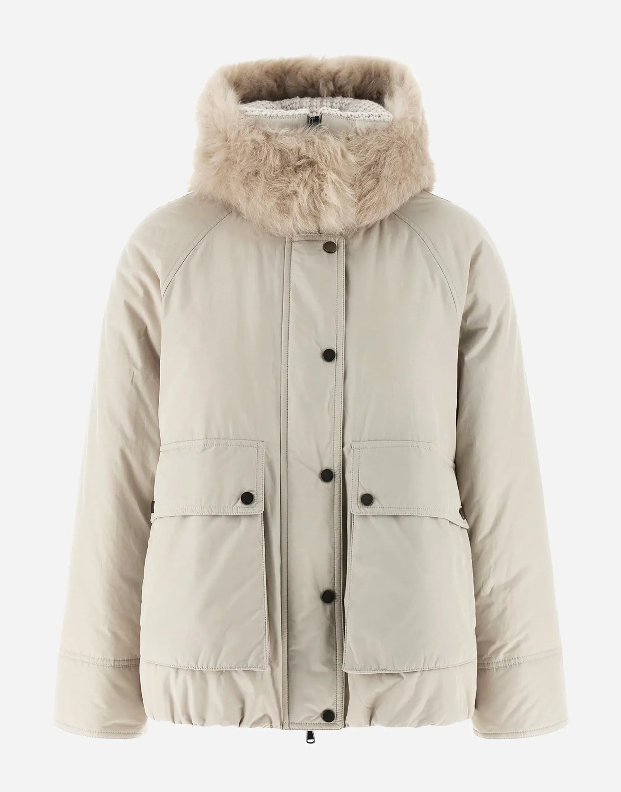 Brunello Cucinelli Cotton Water-Resistant Taffeta Down Parka