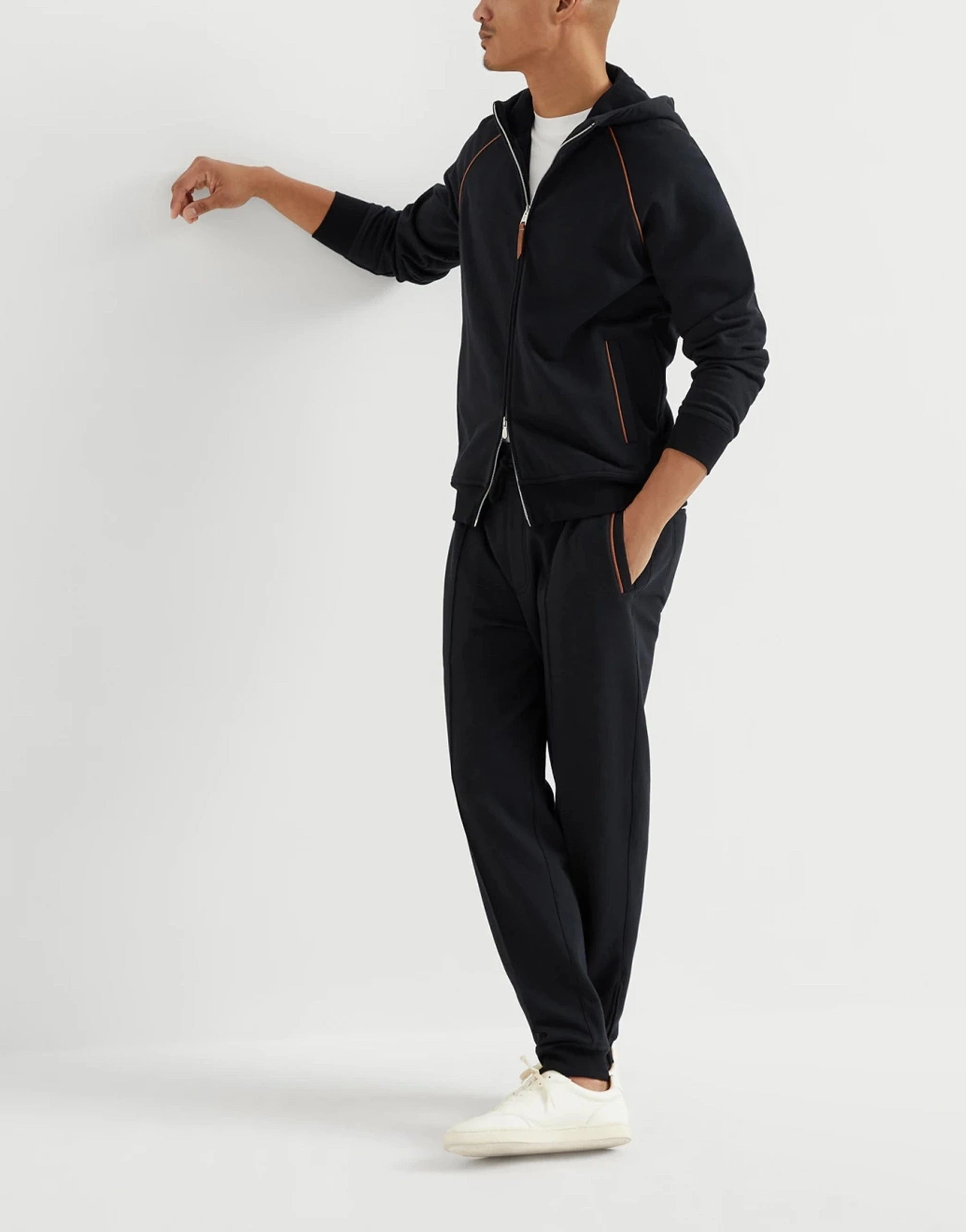 Brunello Cucinelli Crête-Detail French Terry Track Pants