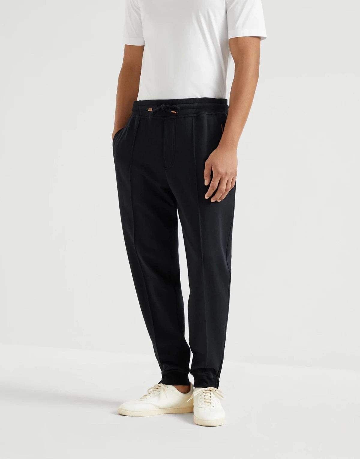 Brunello Cucinelli Crête-Detail French Terry Track Pants