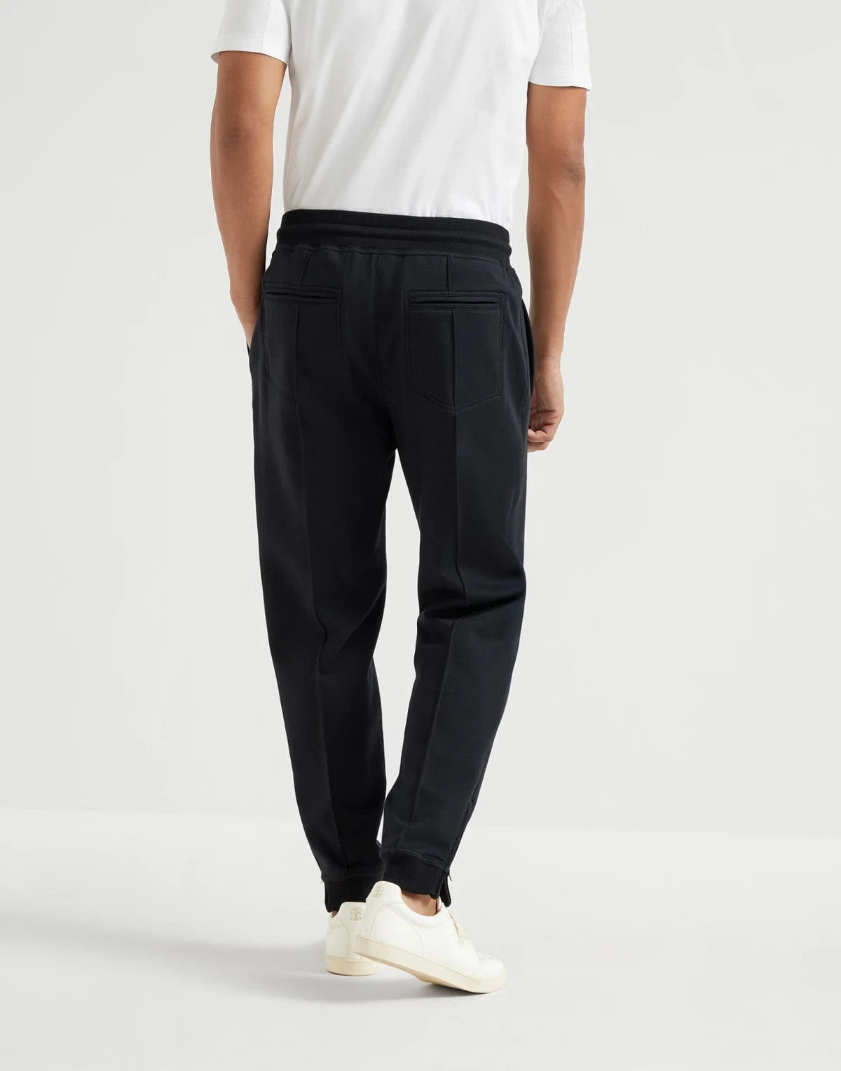 Brunello Cucinelli Crête-Detail French Terry Track Pants