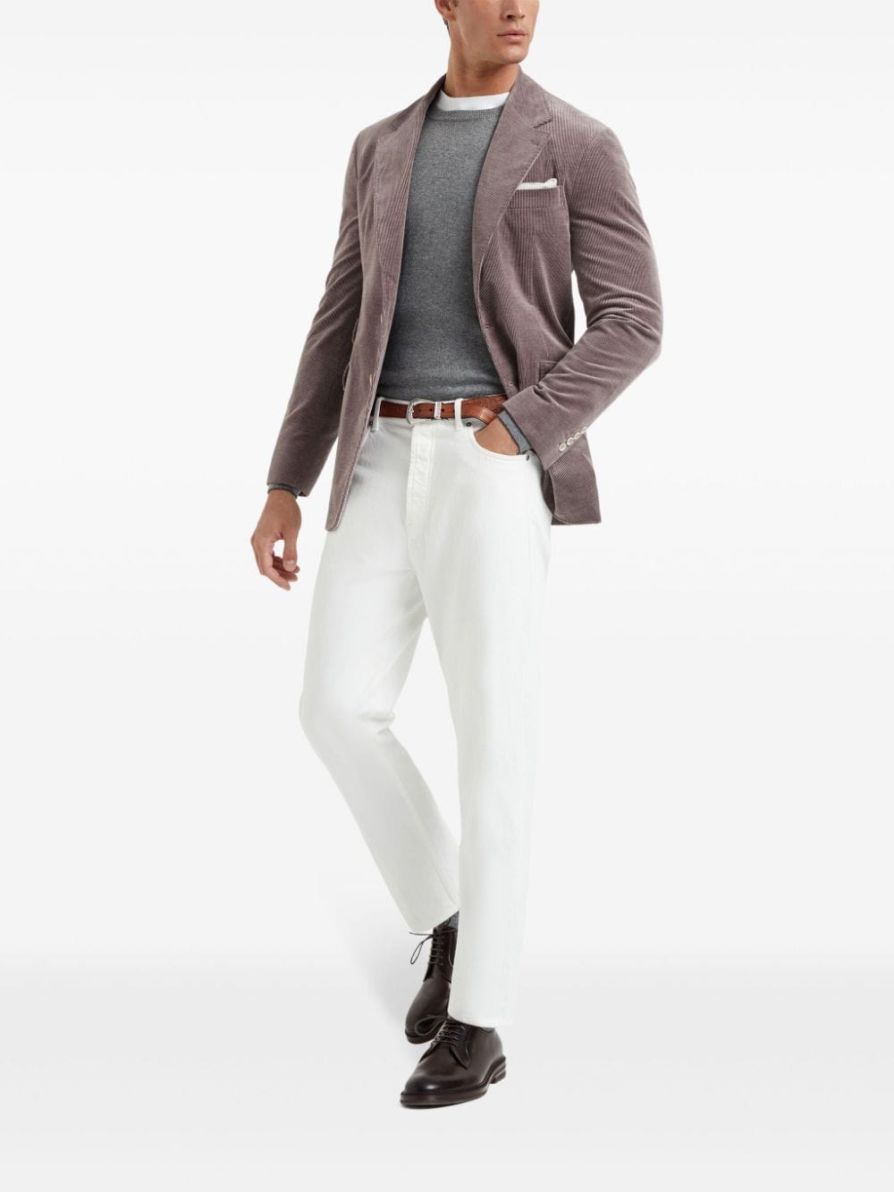 Brunello Cucinelli Crew-Neck Cashmere Sweater