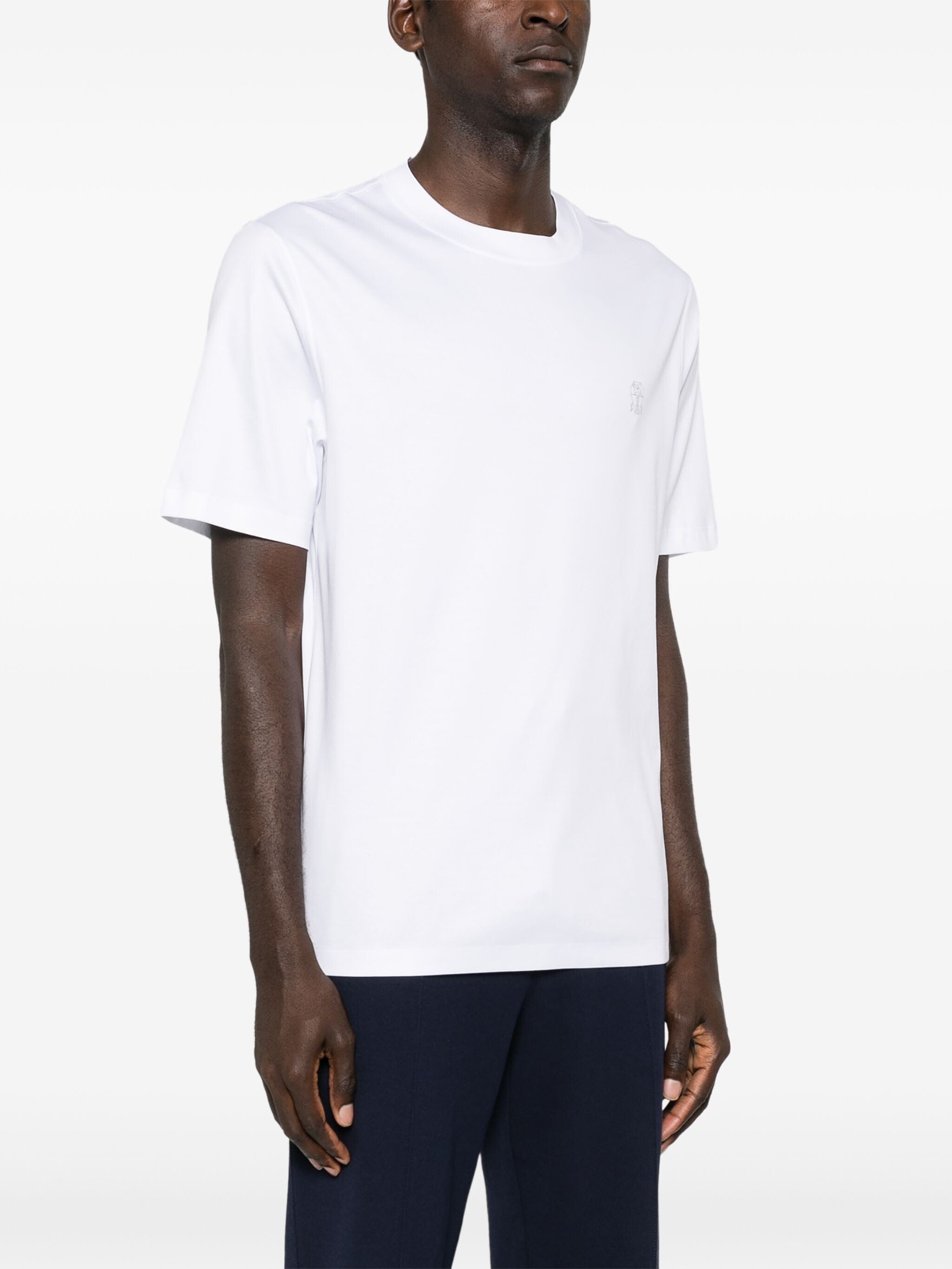 Brunello Cucinelli Crew-Neck Cotton T-Shirt