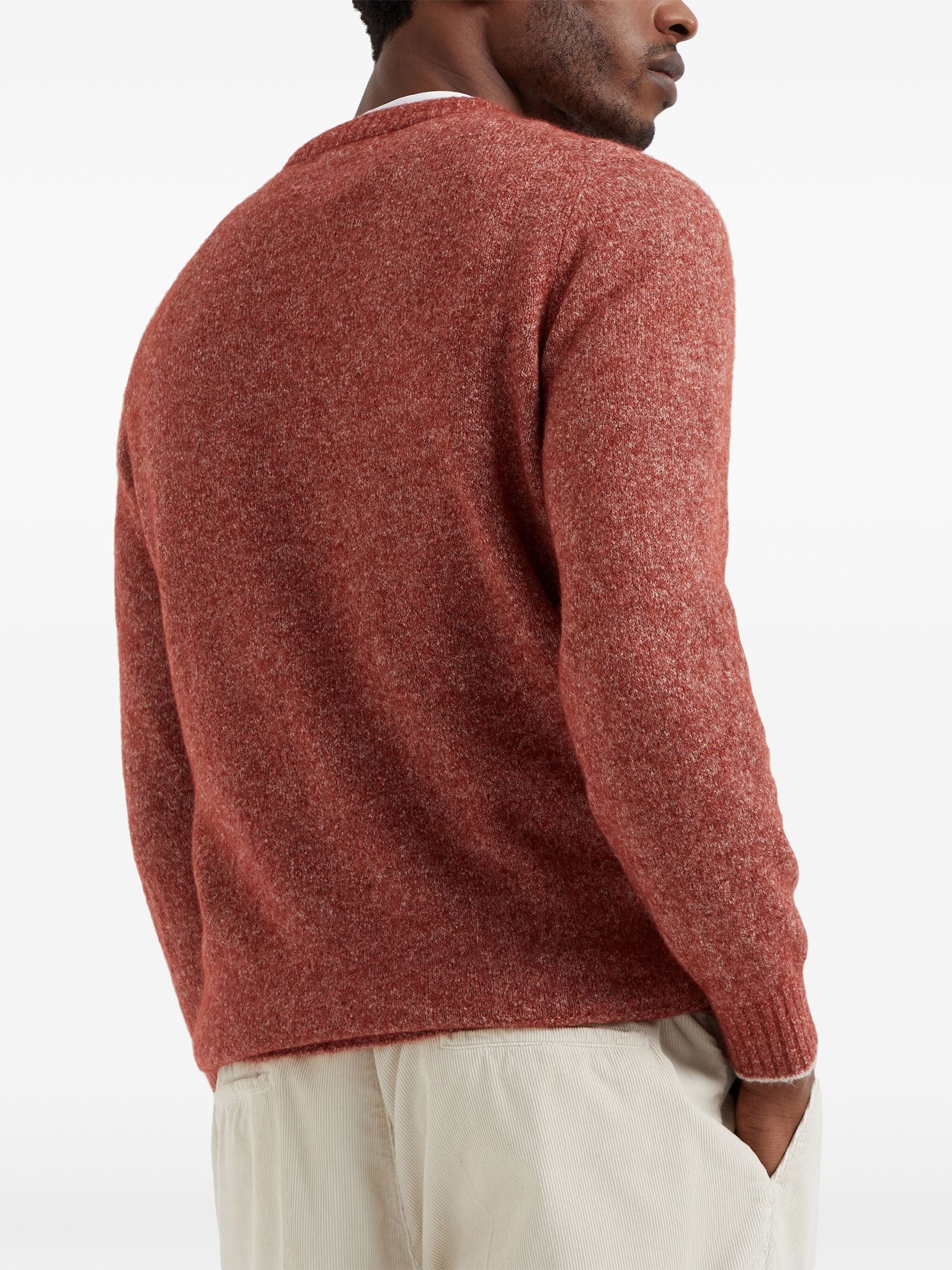 Brunello Cucinelli Crew-Neck Long-Sleeve Sweater