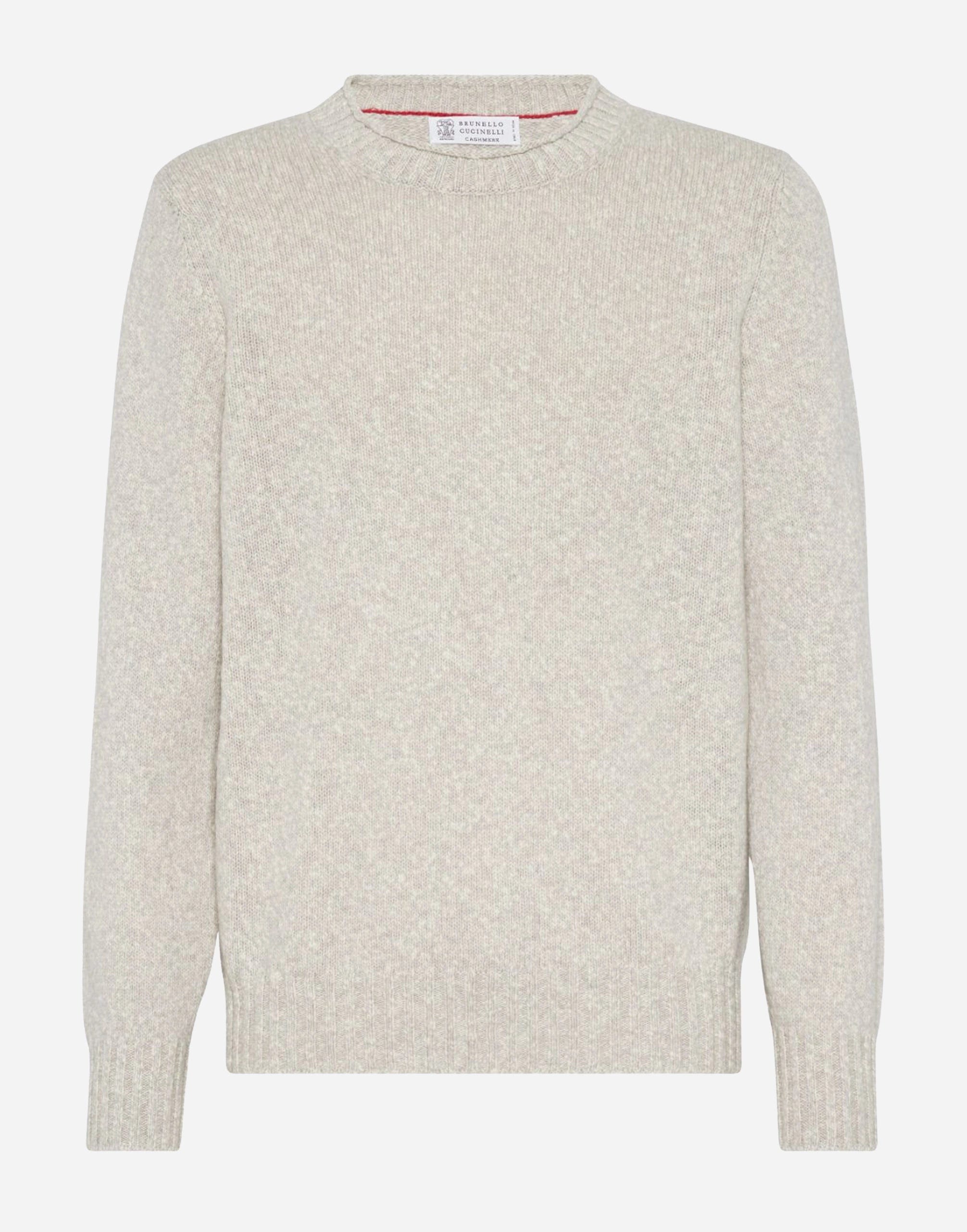 Brunello Cucinelli Crew-Neck Mélange Sweater