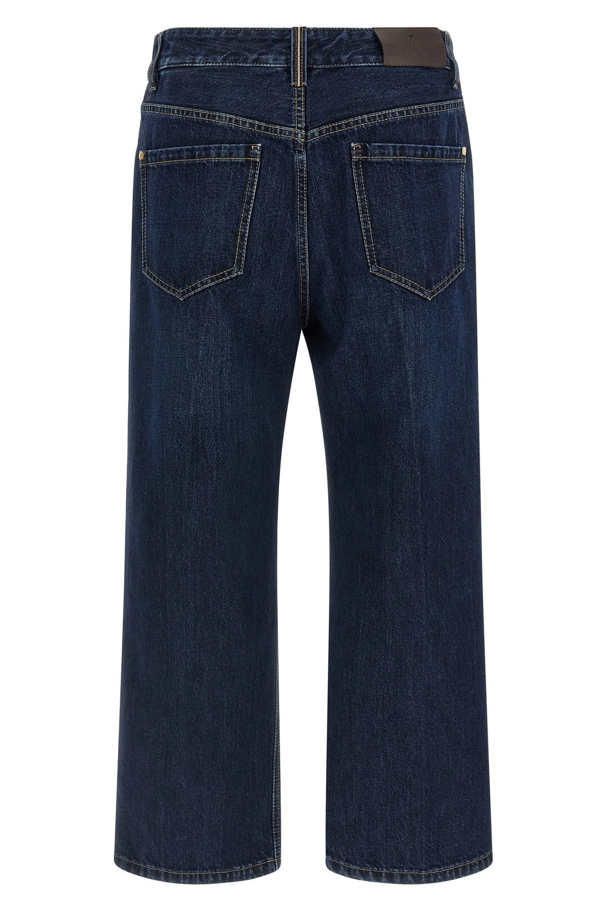 Brunello Cucinelli Brunello Cucinelli Cropped Wide-Leg Jeans
