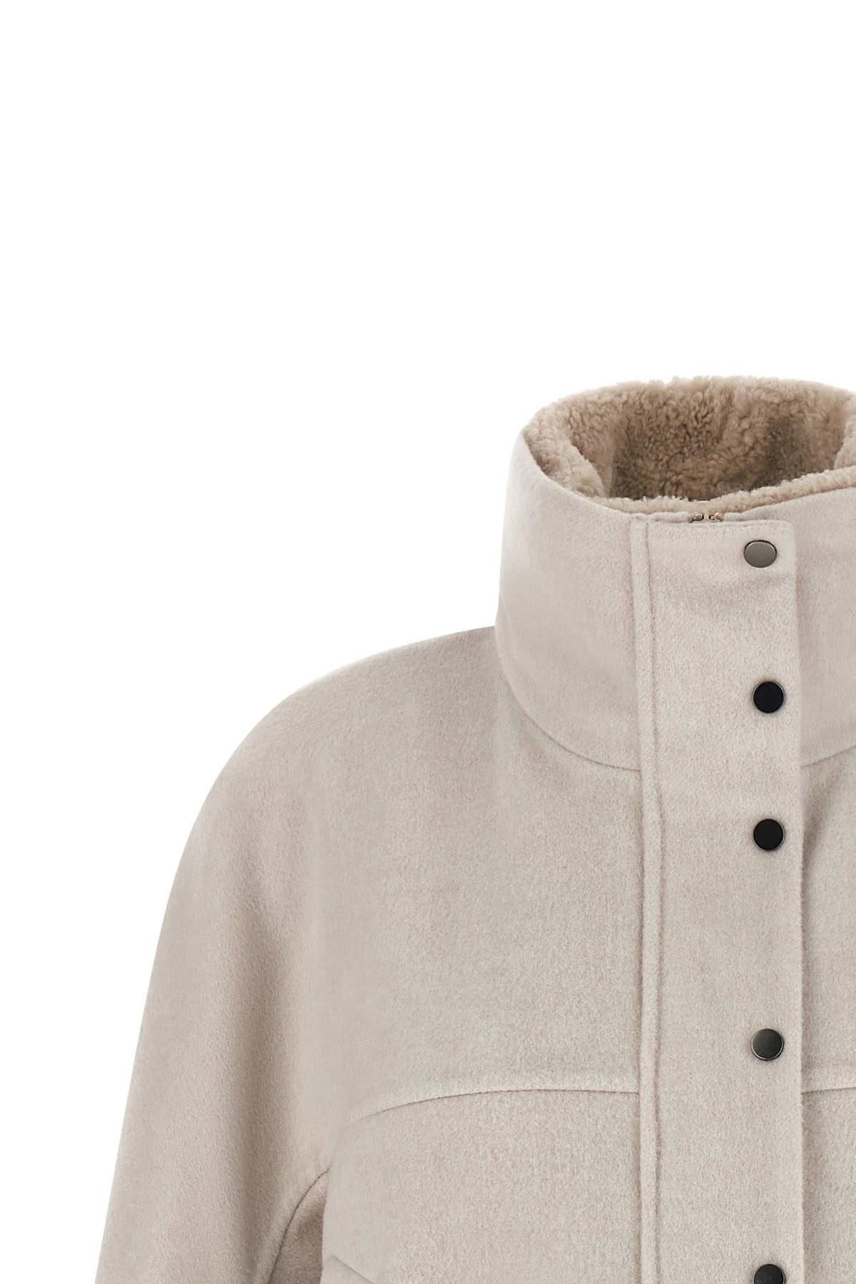 Brunello Cucinelli Brunello Cucinelli Cropped Wool Cashmere Coat