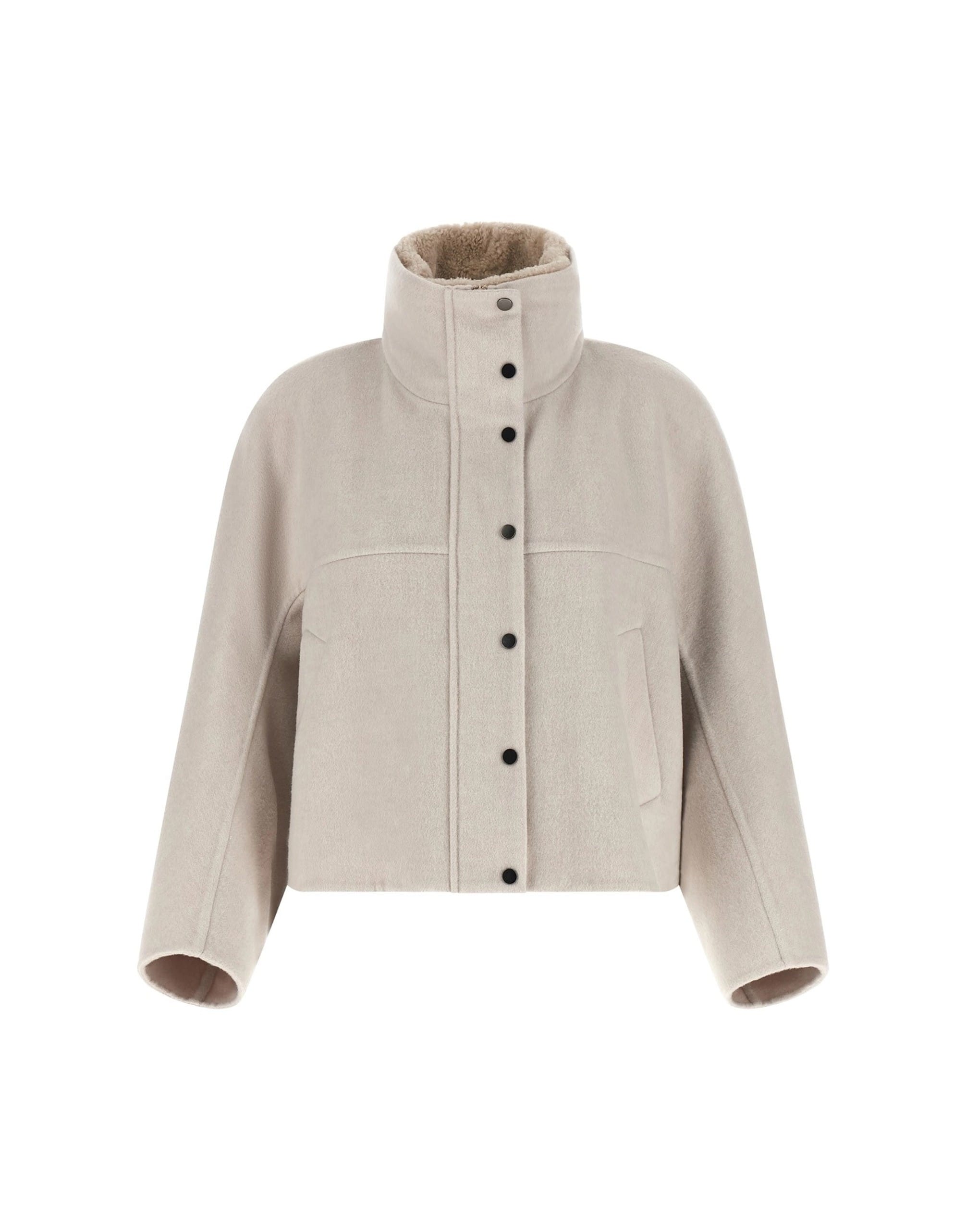 Brunello Cucinelli Brunello Cucinelli Cropped Wool Cashmere Coat