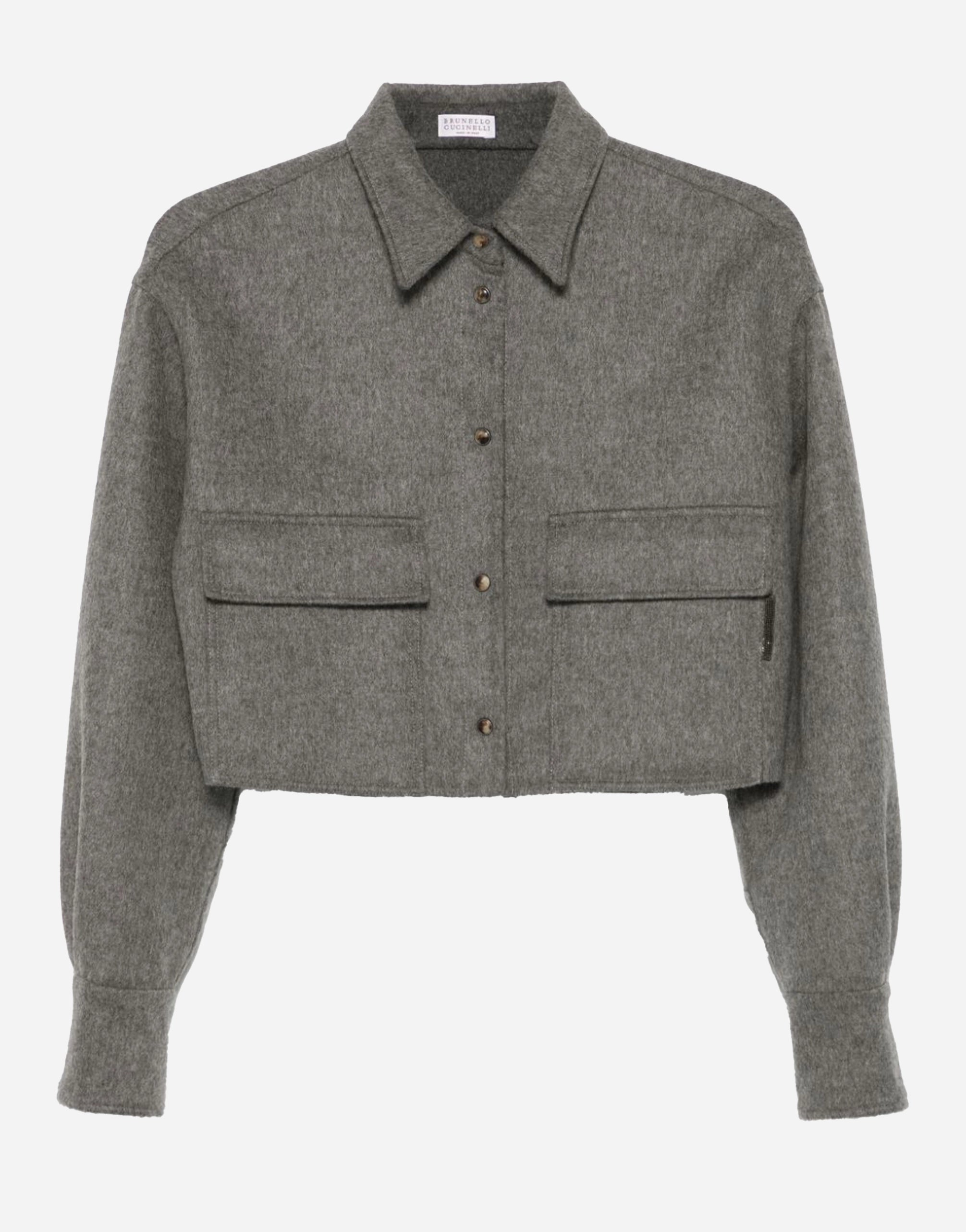 Brunello Cucinelli Cropped Wool Jacket