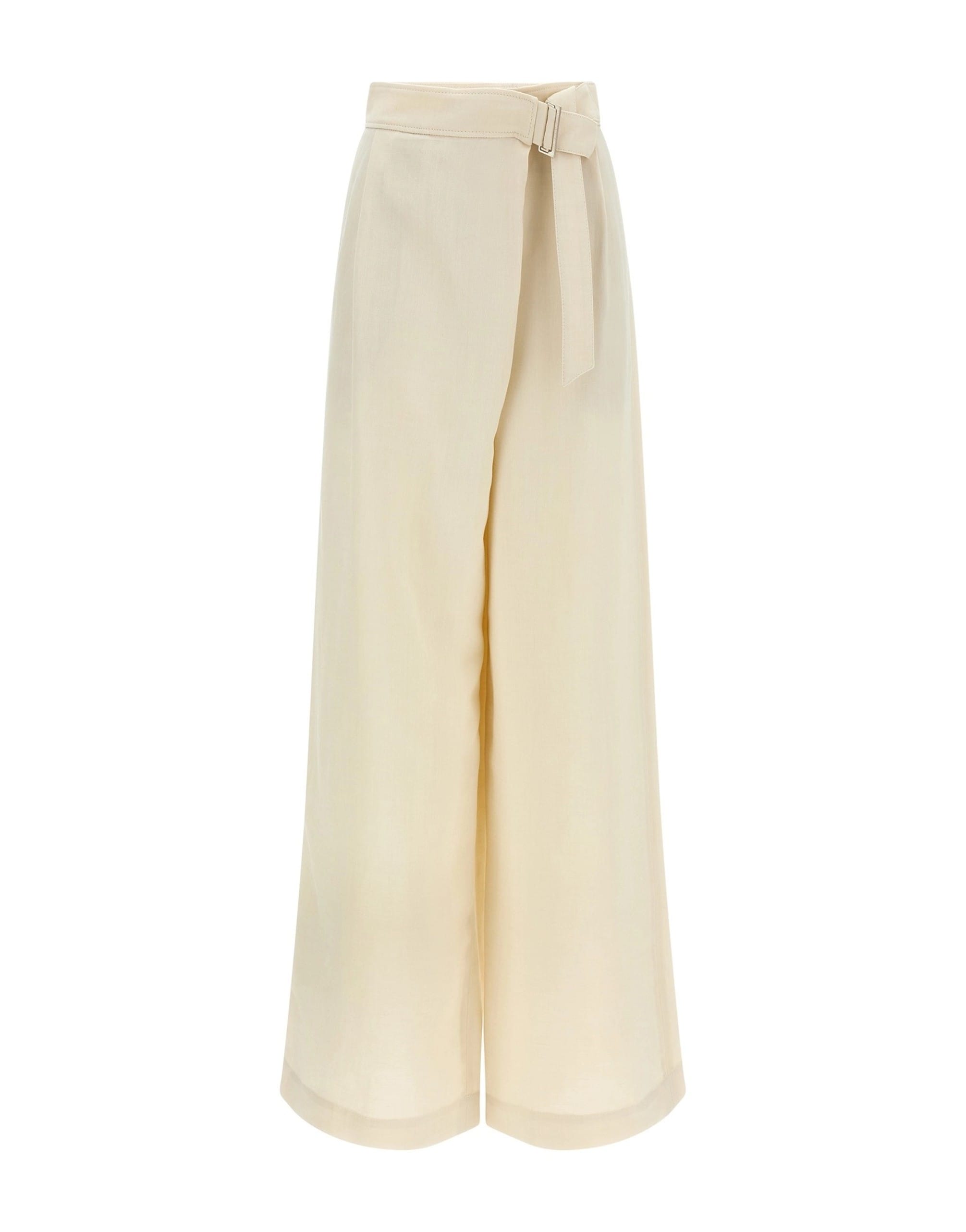 Brunello Cucinelli Brunello Cucinelli Crossed Palazzo Pants