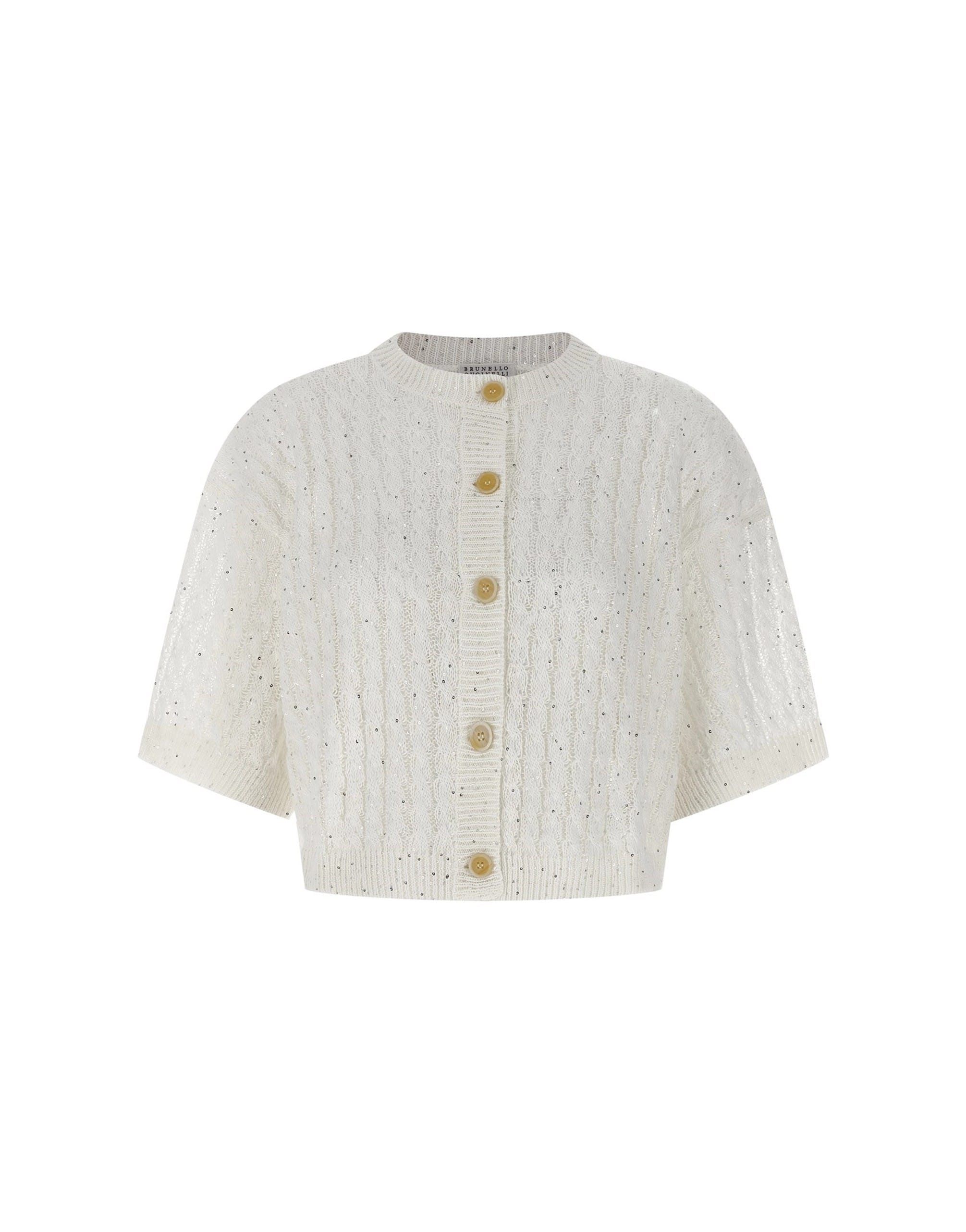 Brunello Cucinelli Brunello Cucinelli Dazzling Cable Cardigan