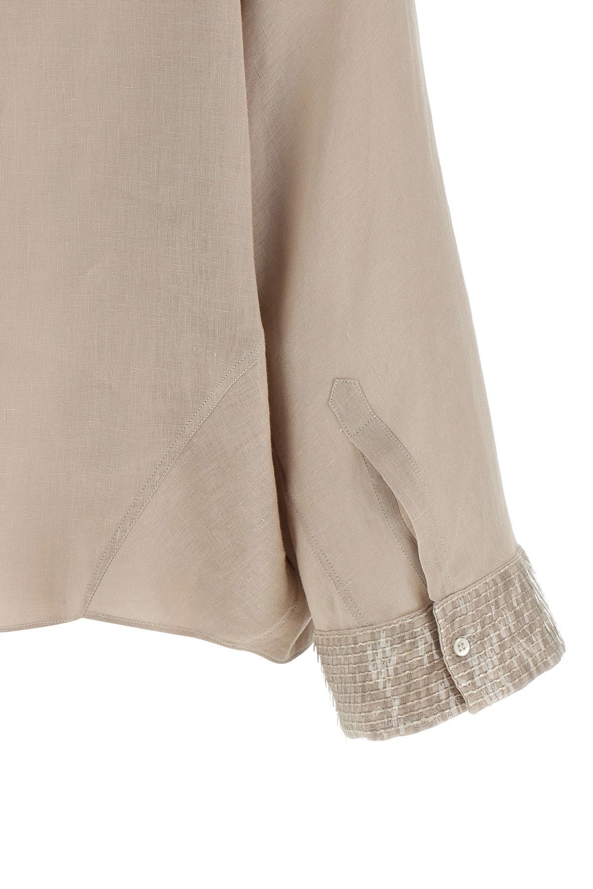 Brunello Cucinelli Dazzling Cascade Cuffs Shirt