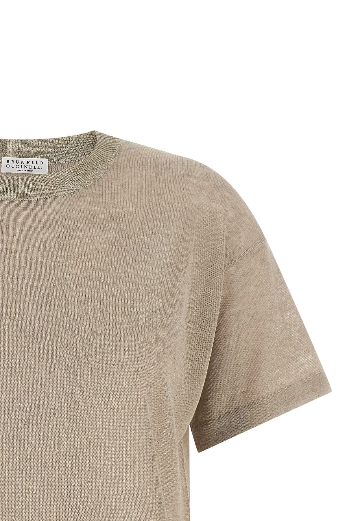 Brunello Cucinelli Brunello Cucinelli Dazzling Collar Crewneck Sweater