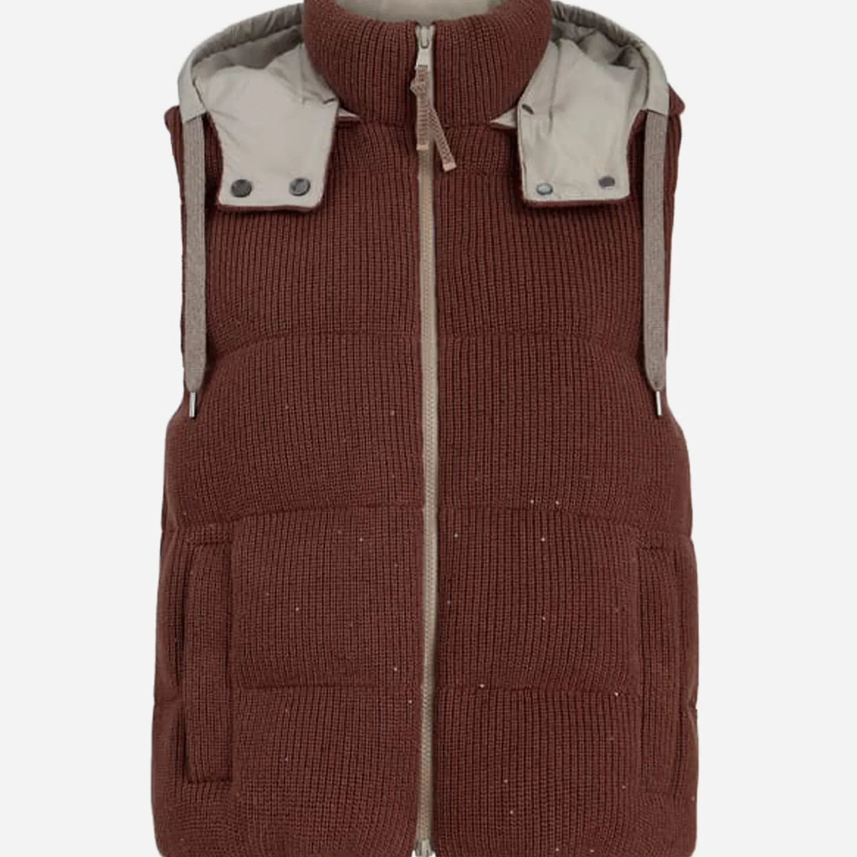 Brunello Cucinelli Dazzling English Rib Knit Vest | Sendegaro BR