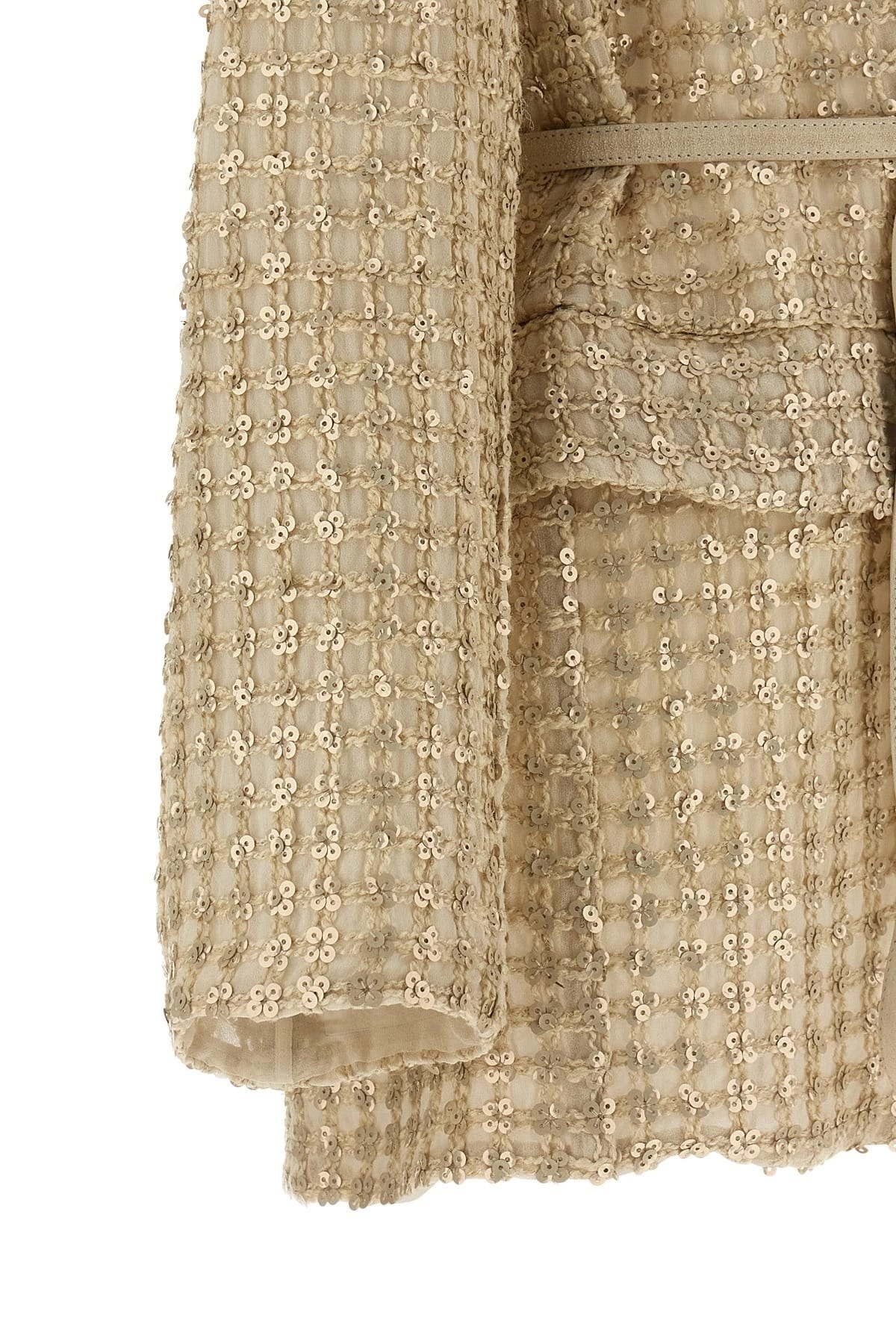 Brunello Cucinelli Brunello Cucinelli Dazzling Net Embroidery Organza Blazer