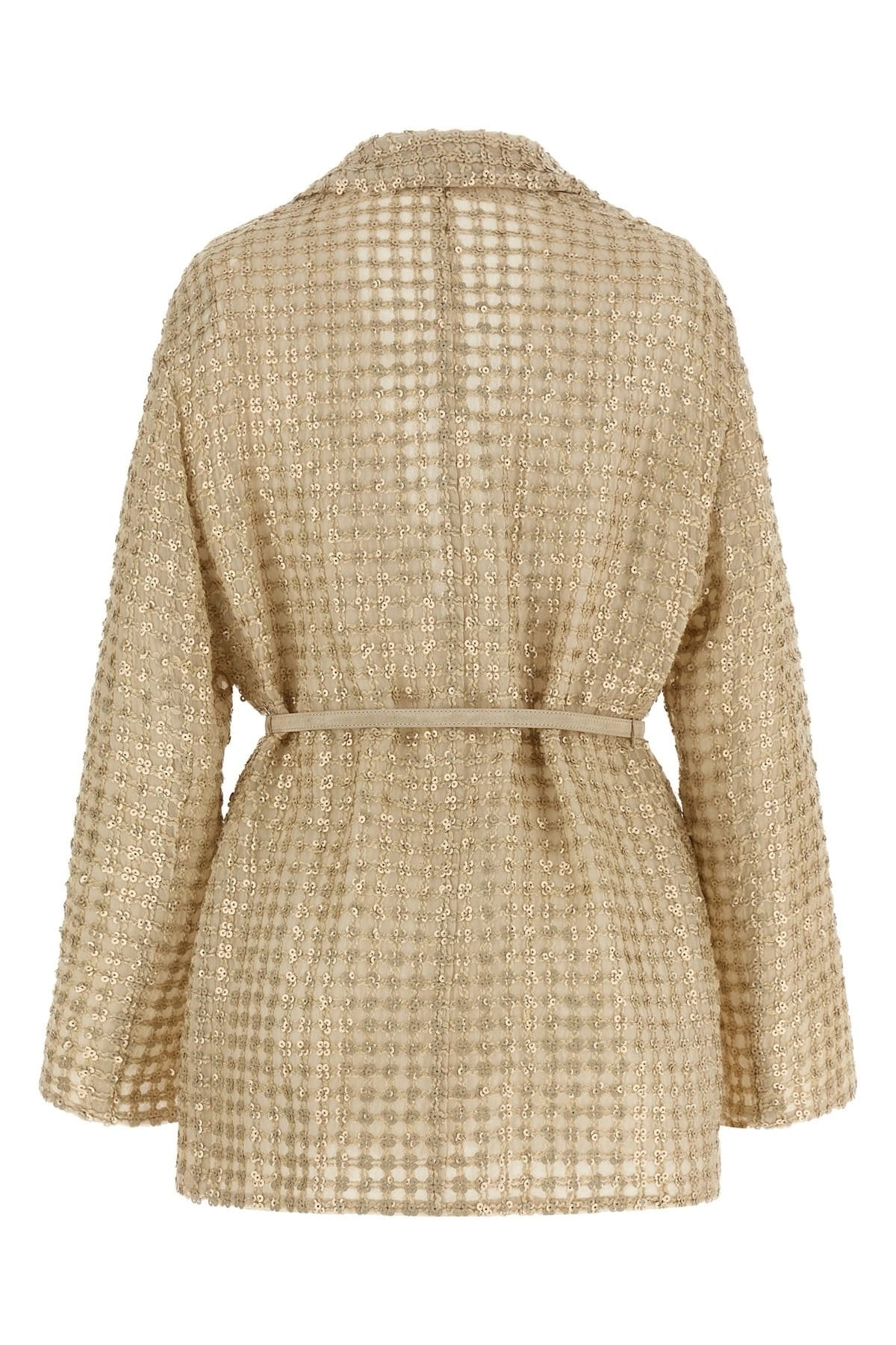 Brunello Cucinelli Dazzling Net Embroidery Organza Blazer - alternate view