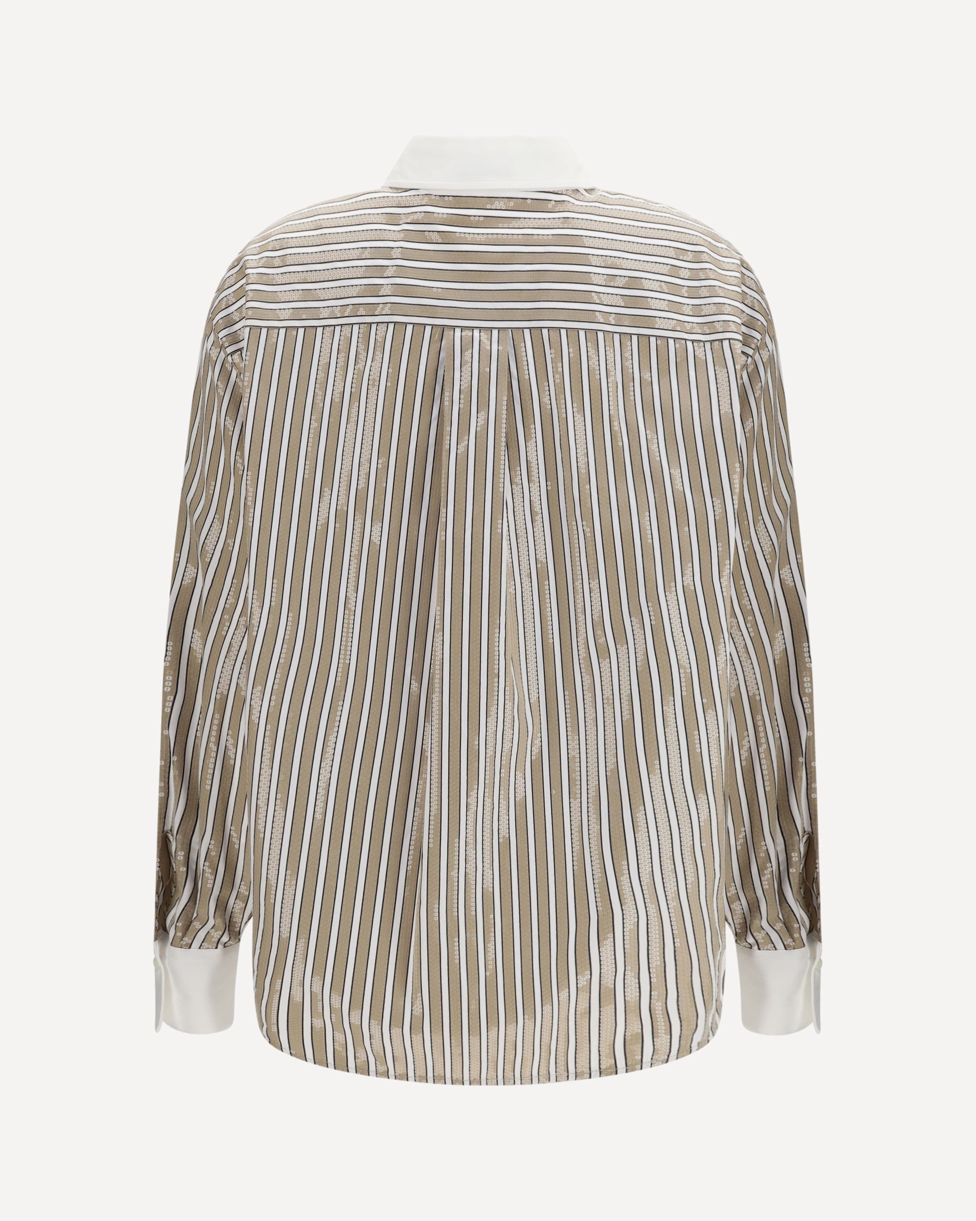 Brunello Cucinelli Dazzling Stripes Cotton Shirt - alternate view