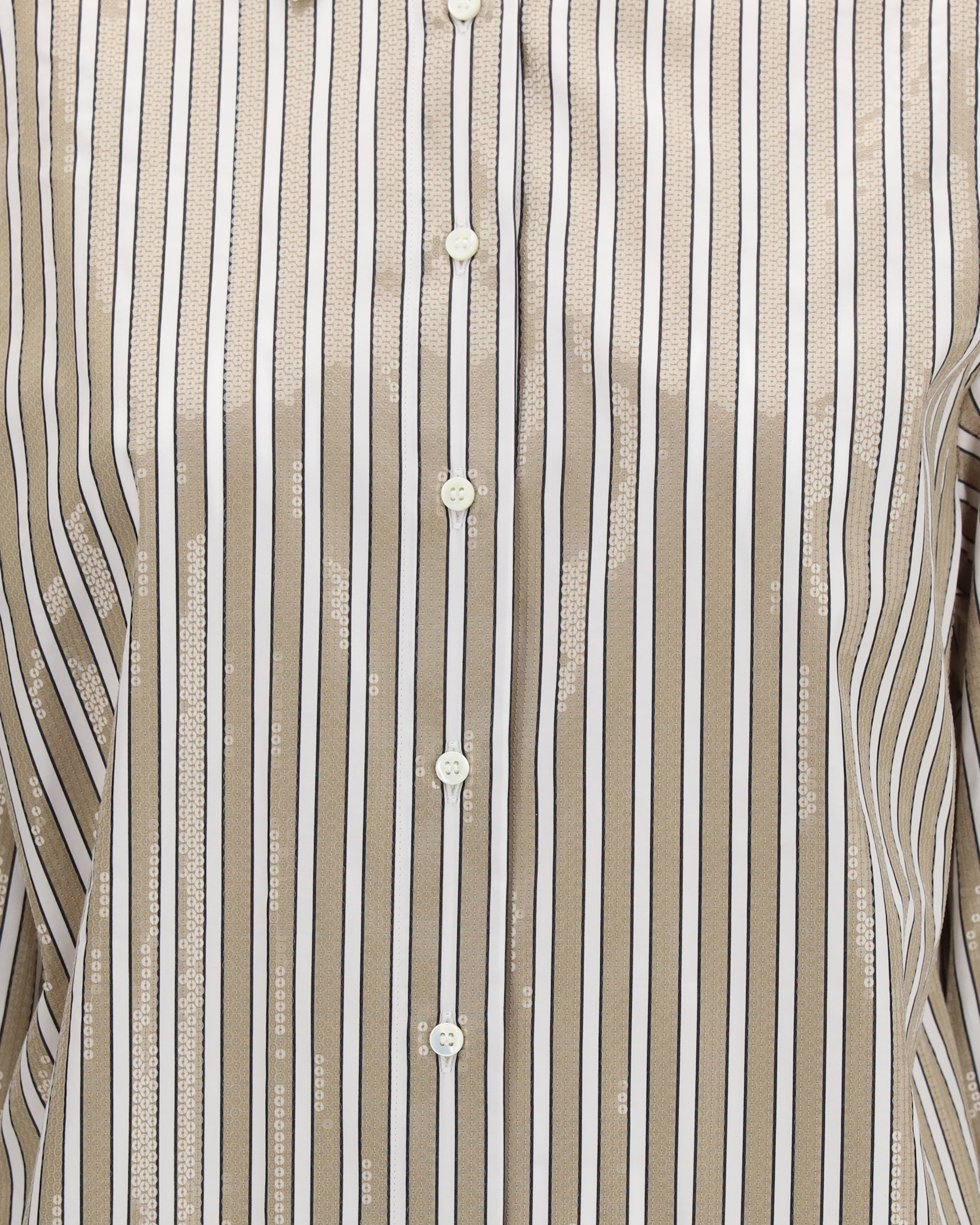 Brunello Cucinelli Dazzling Stripes Cotton Shirt