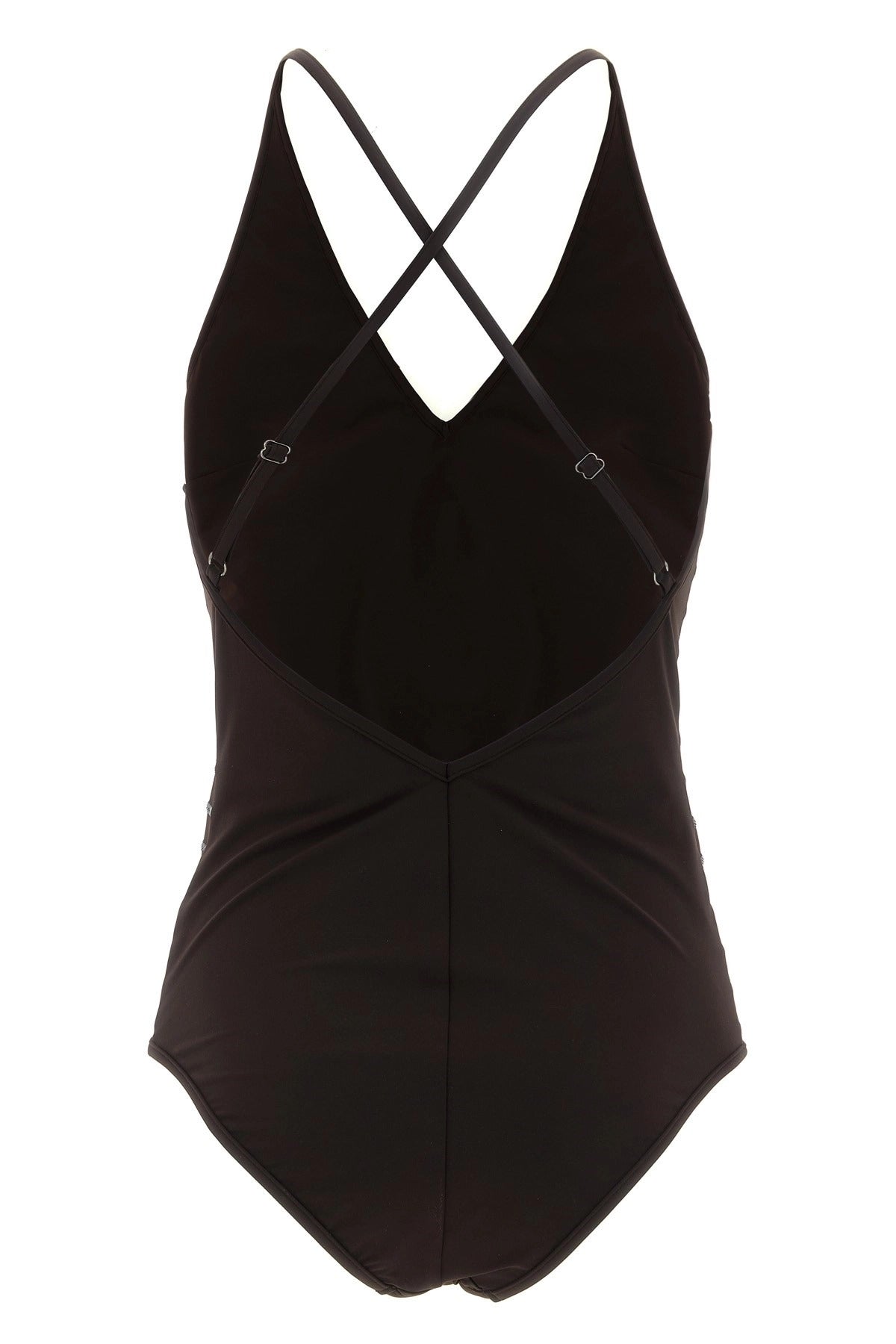 Brunello Cucinelli Dazzling Stripes One-Piece Swimsuit | Sendegaro