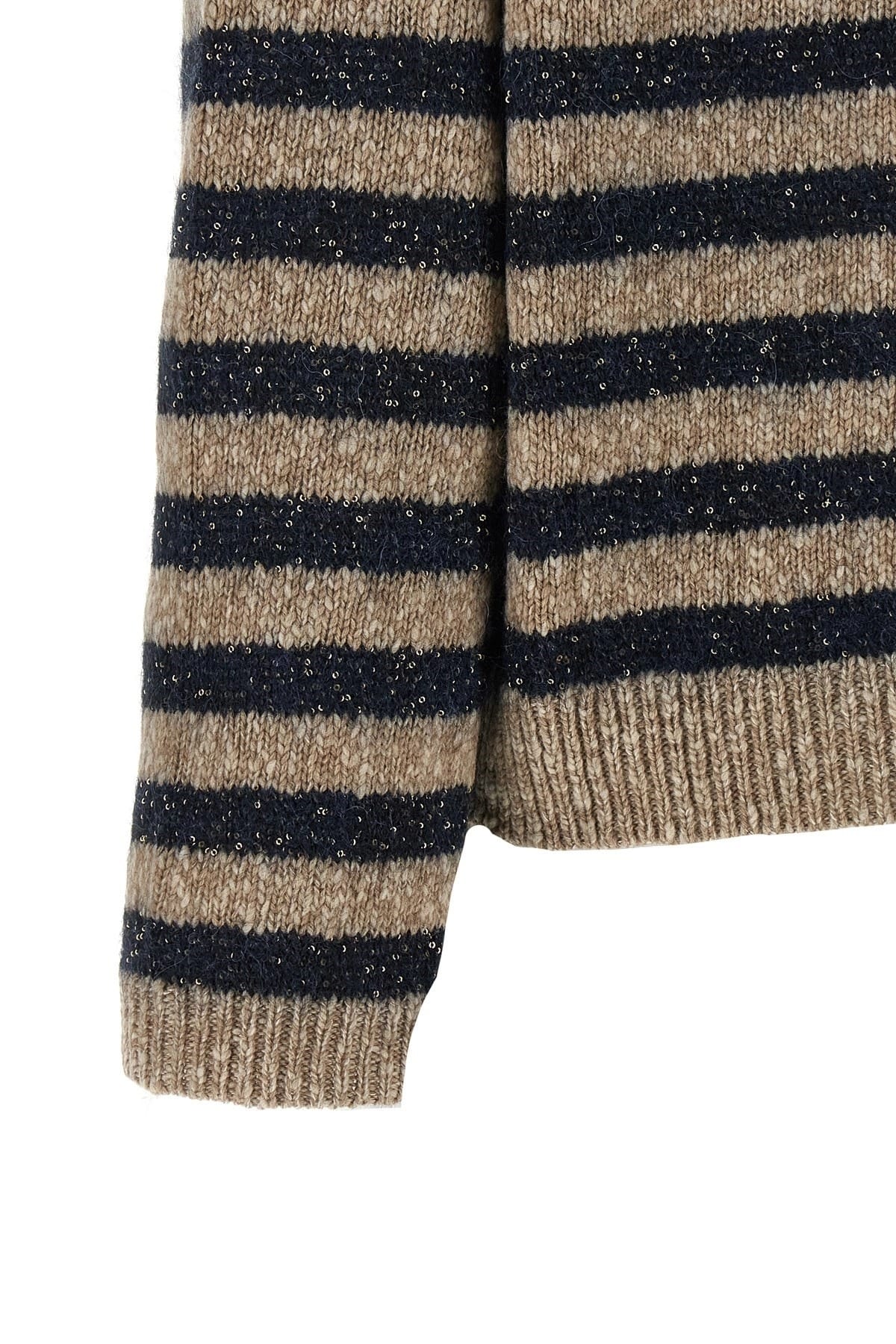 Brunello Cucinelli Brunello Cucinelli Dazzling Stripes Sweater