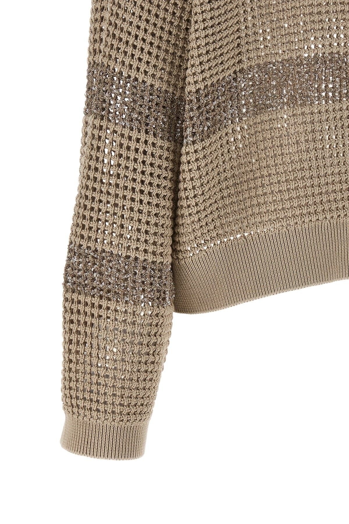 Brunello Cucinelli Brunello Cucinelli Dazzling Stripes Sweater