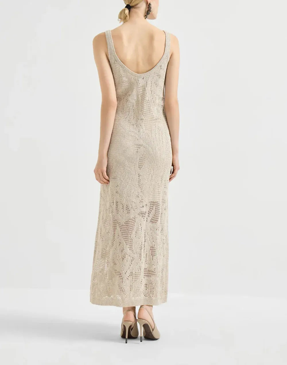 Brunello Cucinelli Dazzling Water Lillies Dress